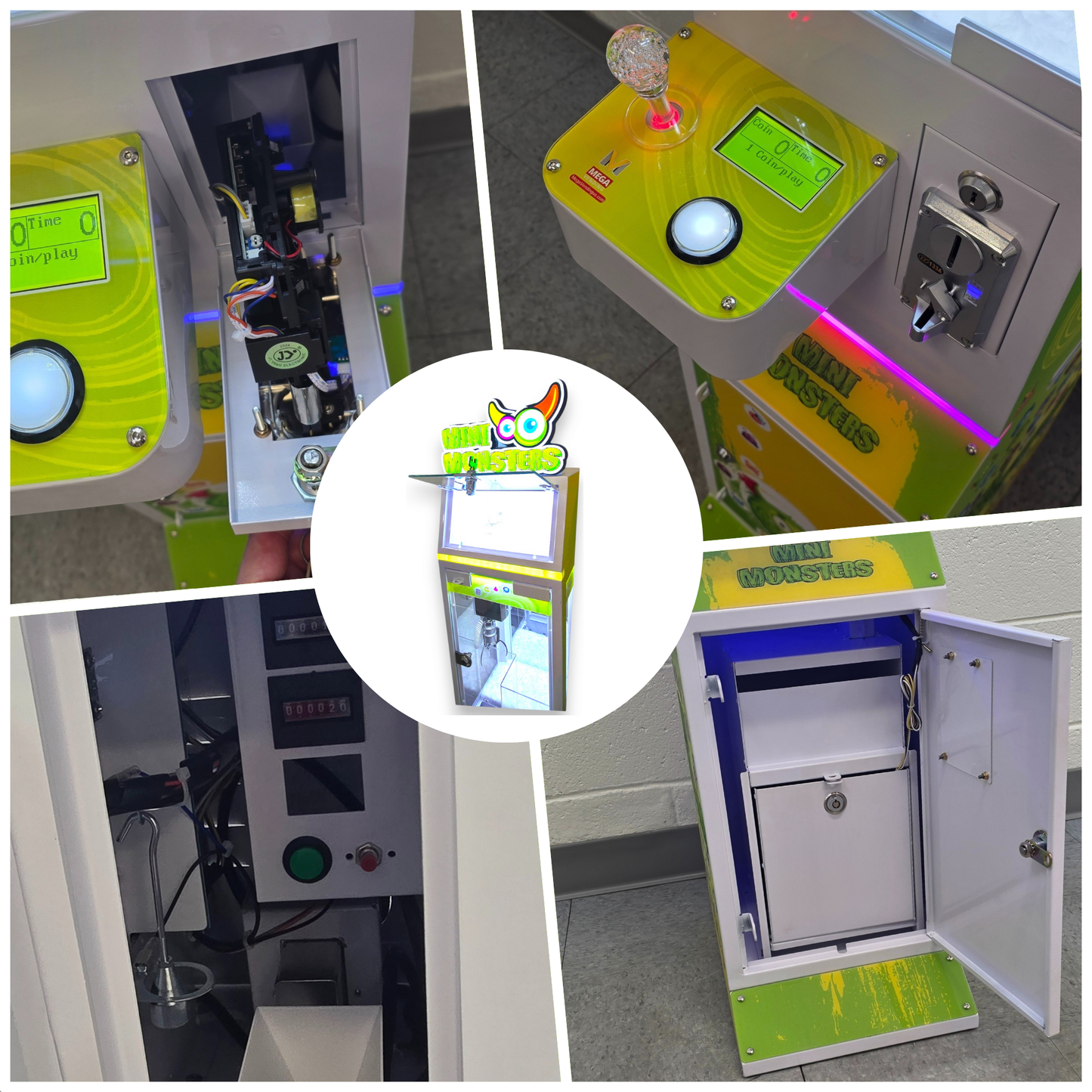 Mini Monsters Claw Machine – Unlock the Prize Crane Machine for Toys & Prizes