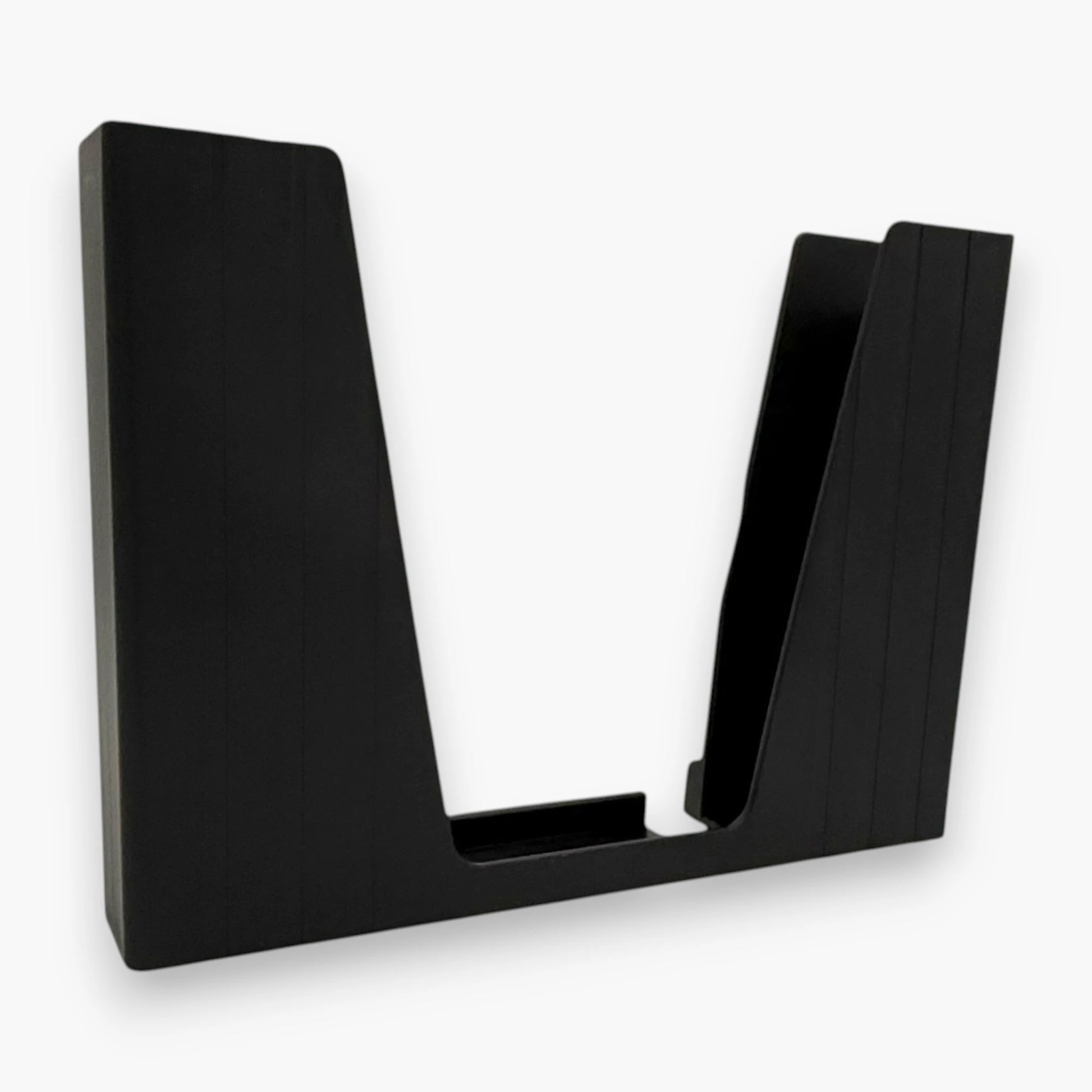 Raffle Acceptor Lottery Ticket Box Set of 2 – Black Plastic, for Arcades Carnivals and Events