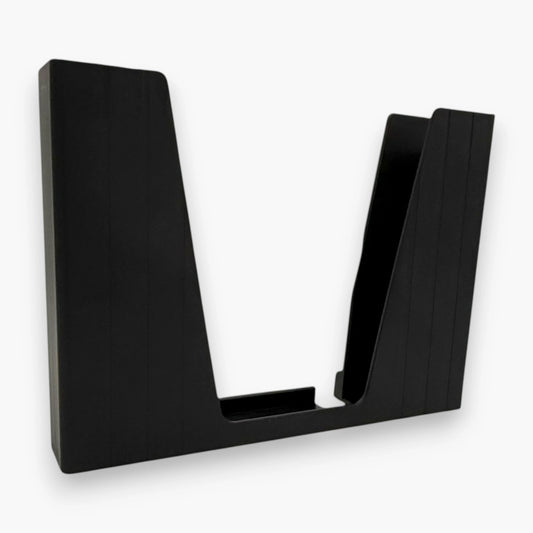 Raffle Acceptor Lottery Ticket Box Set of 2 – Black Plastic, for Arcades Carnivals and Events
