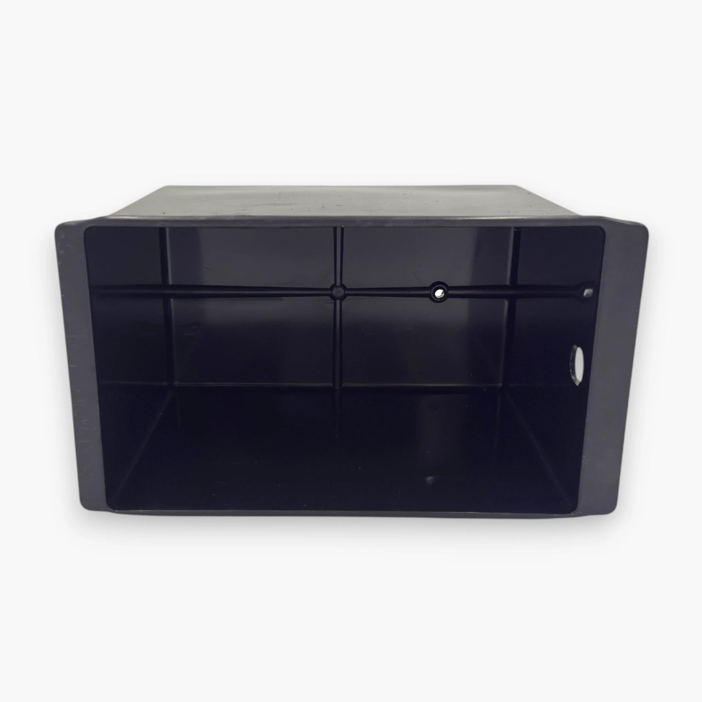 Large Black coin collection box with built-in carry handle