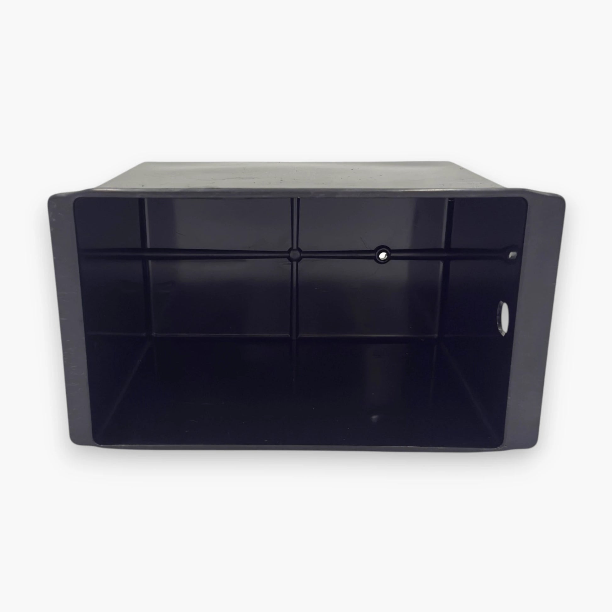 Large Black coin collection box with built-in carry handle