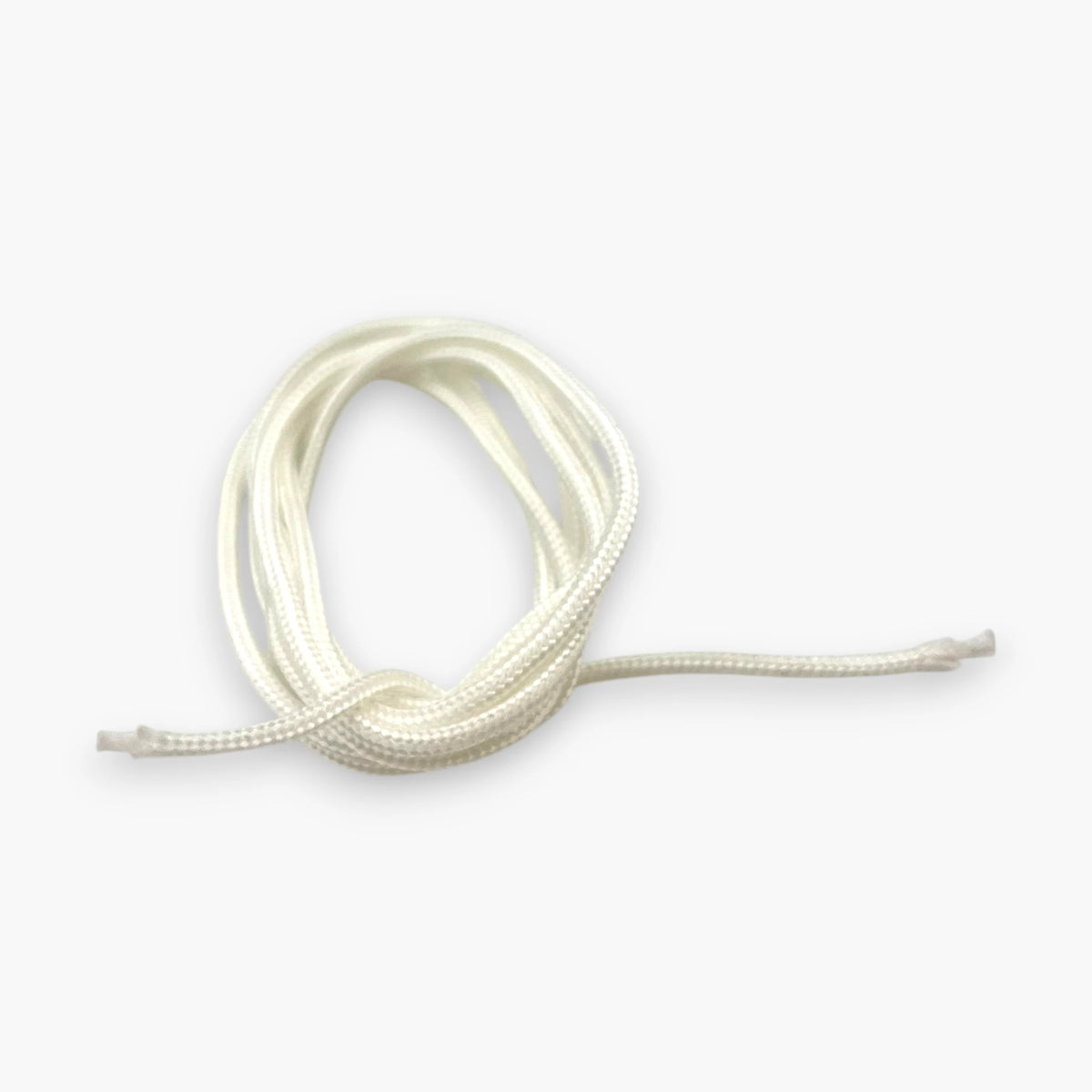 Coiled white crane claw cord for claw machine gantry
