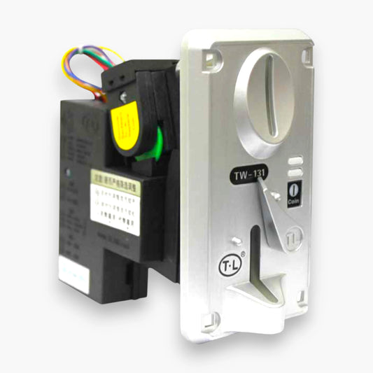 TW-131 electronic coin acceptor for arcade and vending machines