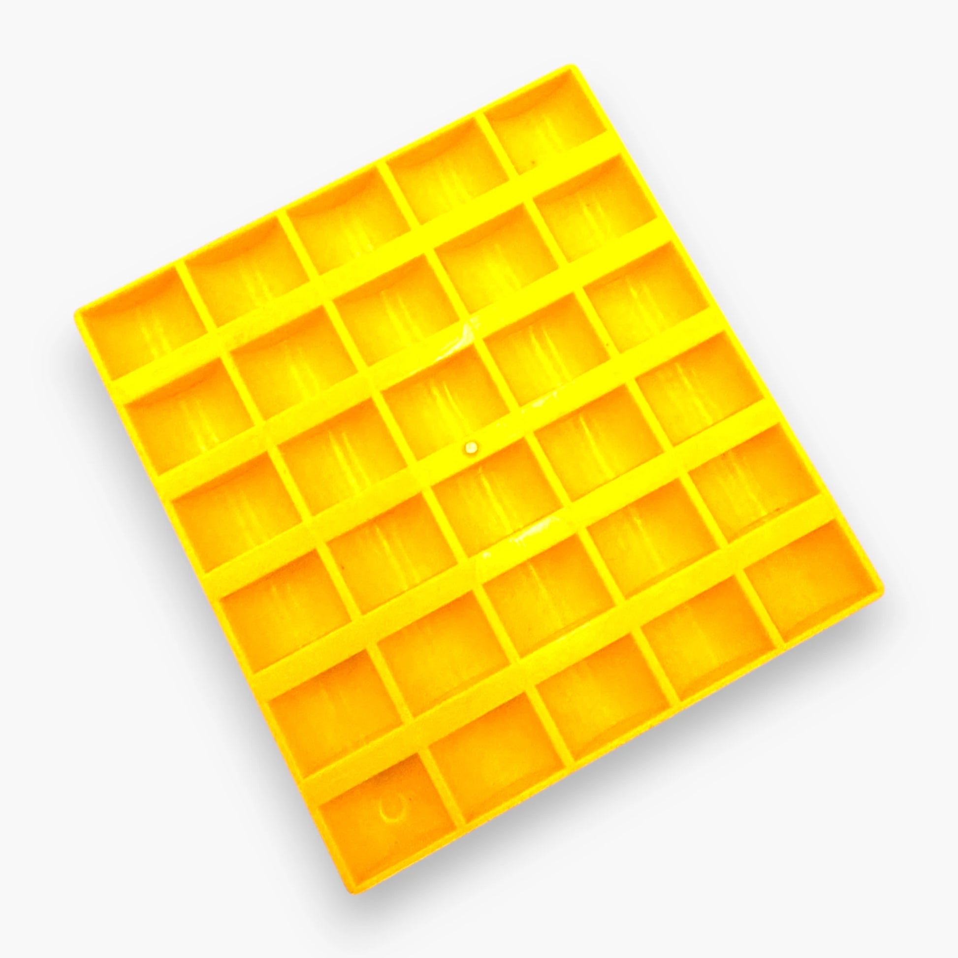 Coin Tray Small – 15 x 3 x 16 cm, Holds Up to 300 Coins or Tokens, Yellow Plastic, Arcade Machine Storage