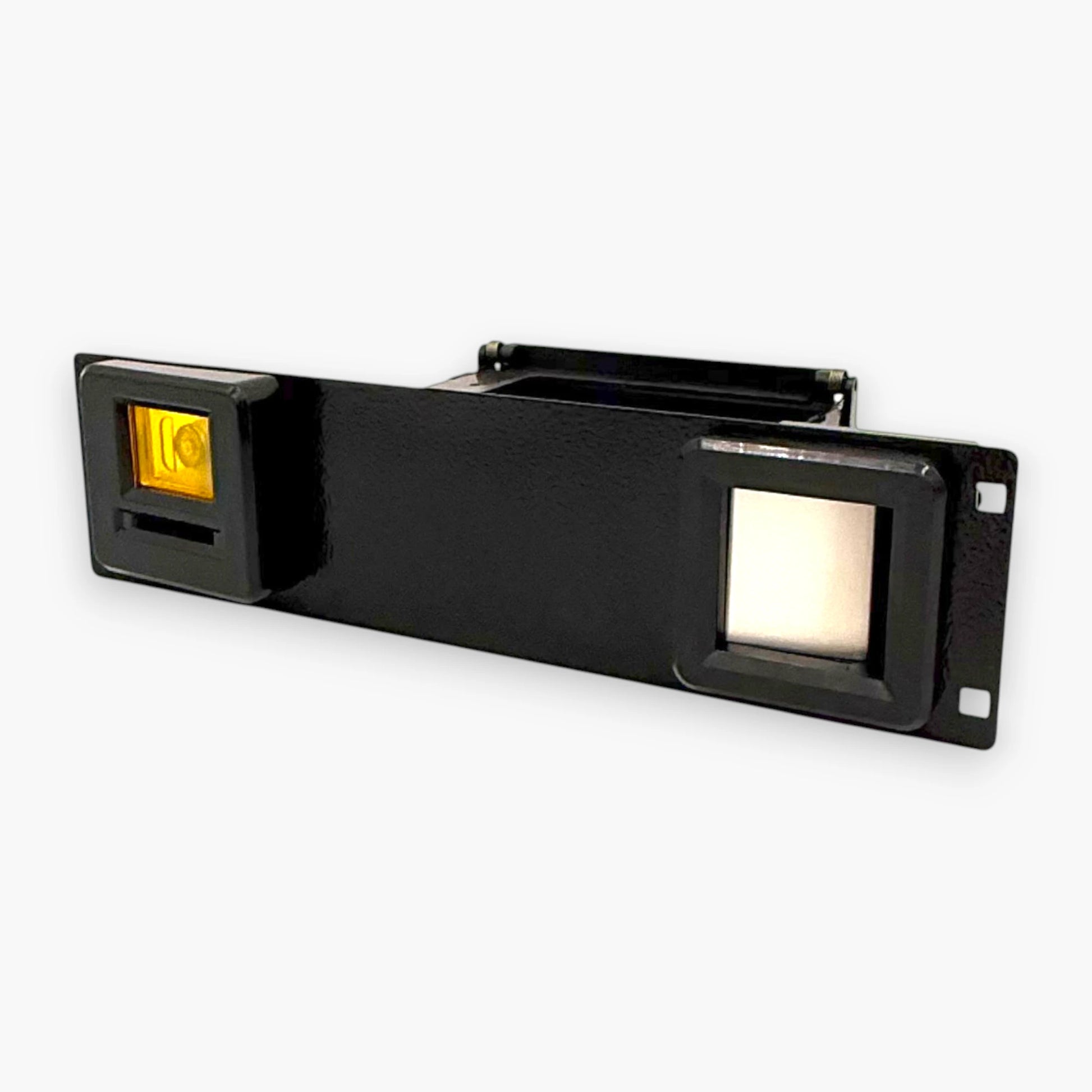Frame Coin Holder – Amber Illuminated Coin Slot Entry, Mechanical Coin Return Mechanism, Metal Construction