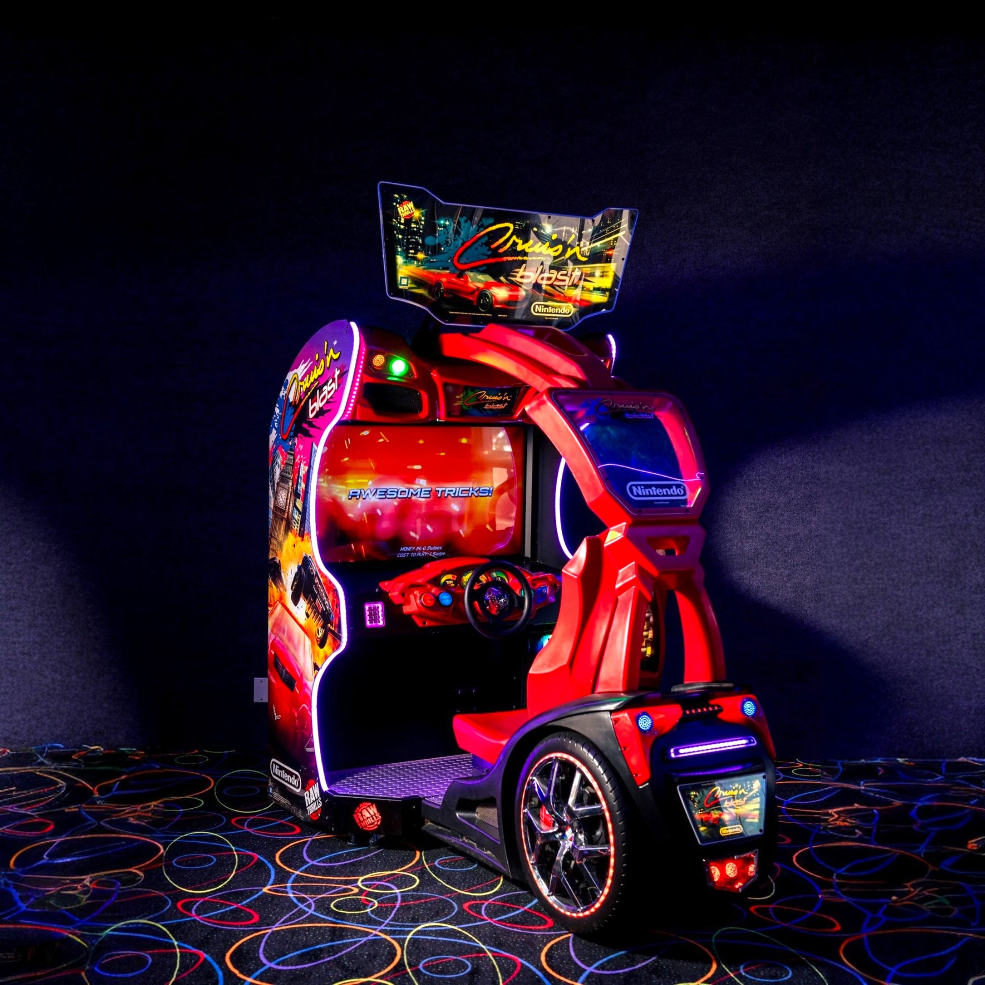 Cruis'n Blast Arcade by Raw Thrills – 8-Player Linkable, Reconditioned by Mega Vending Service Team