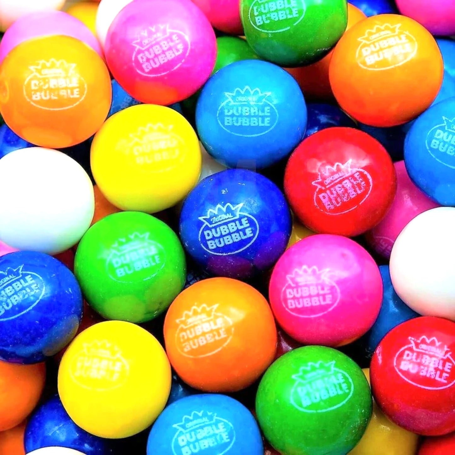 Dubble Bubble 1 Inch Gumballs in Vending Machine – Fits 25mm Gumball Dispensing Wheel