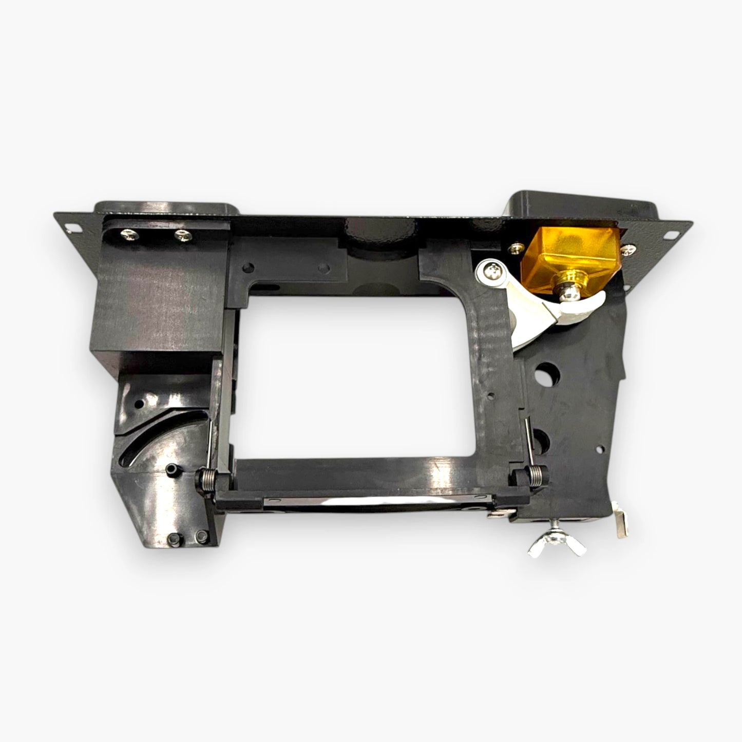 Frame Coin Holder and Coin Slot Set of 2 – Black Powder-Coated Metal Frame