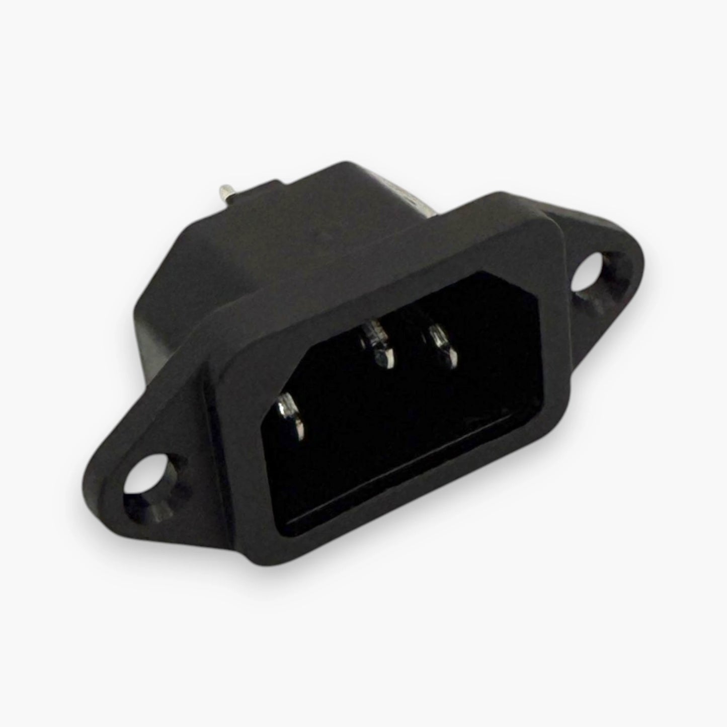 IEC C14 male AC power inlet socket panel mount 3-pin connector for arcade and vending machines