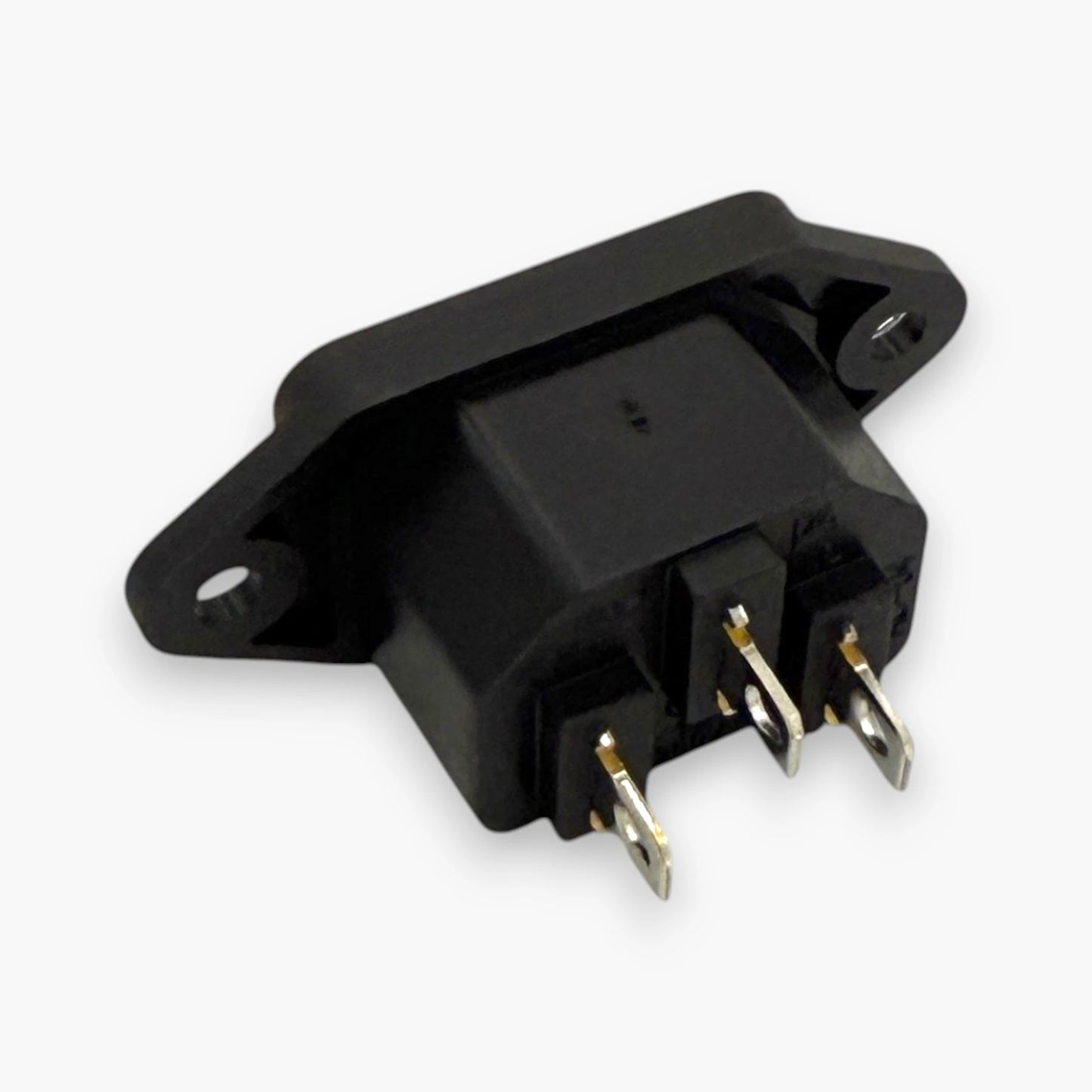 Replacement AC power inlet socket for kiosks and gaming cabinets