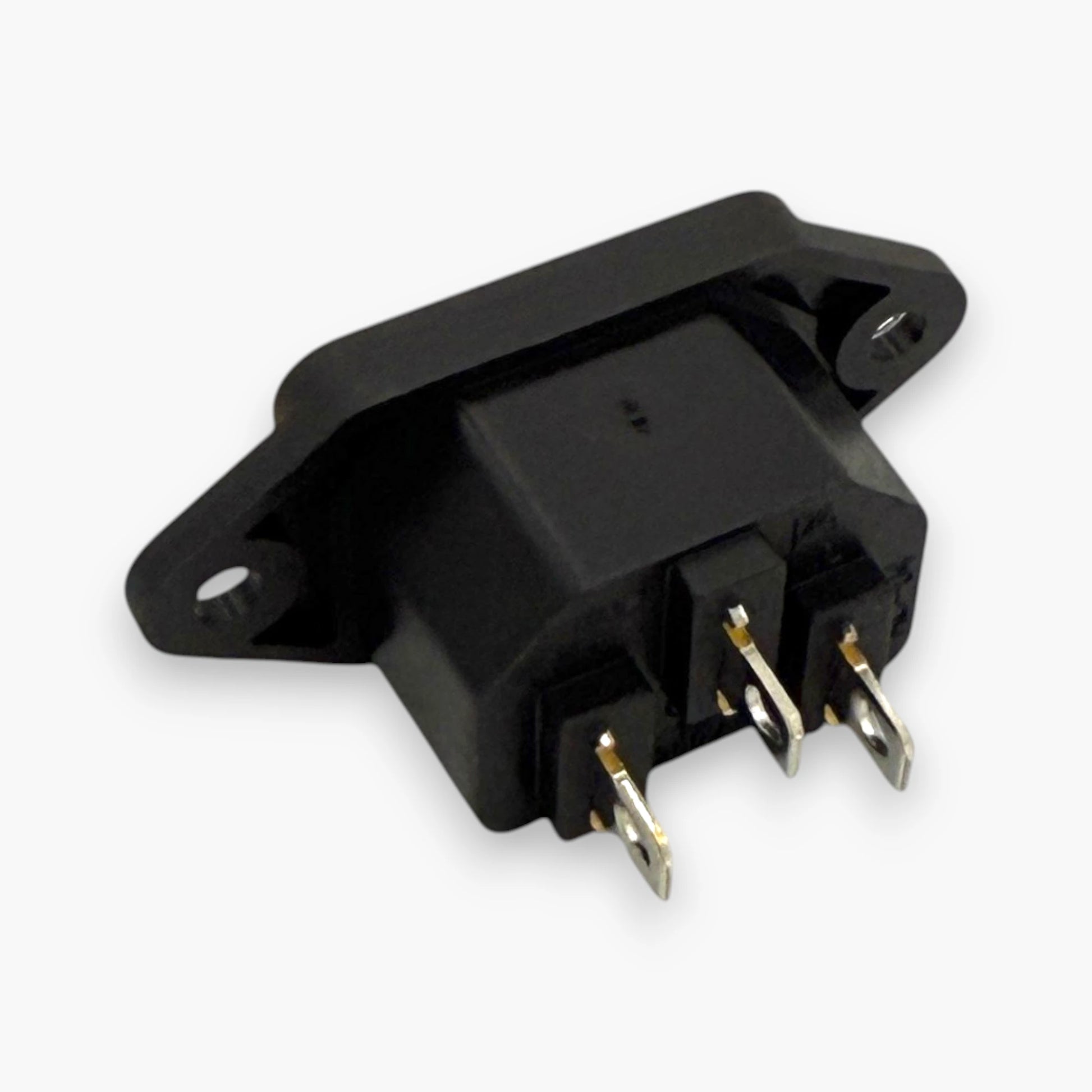 Replacement AC power inlet socket for kiosks and gaming cabinets