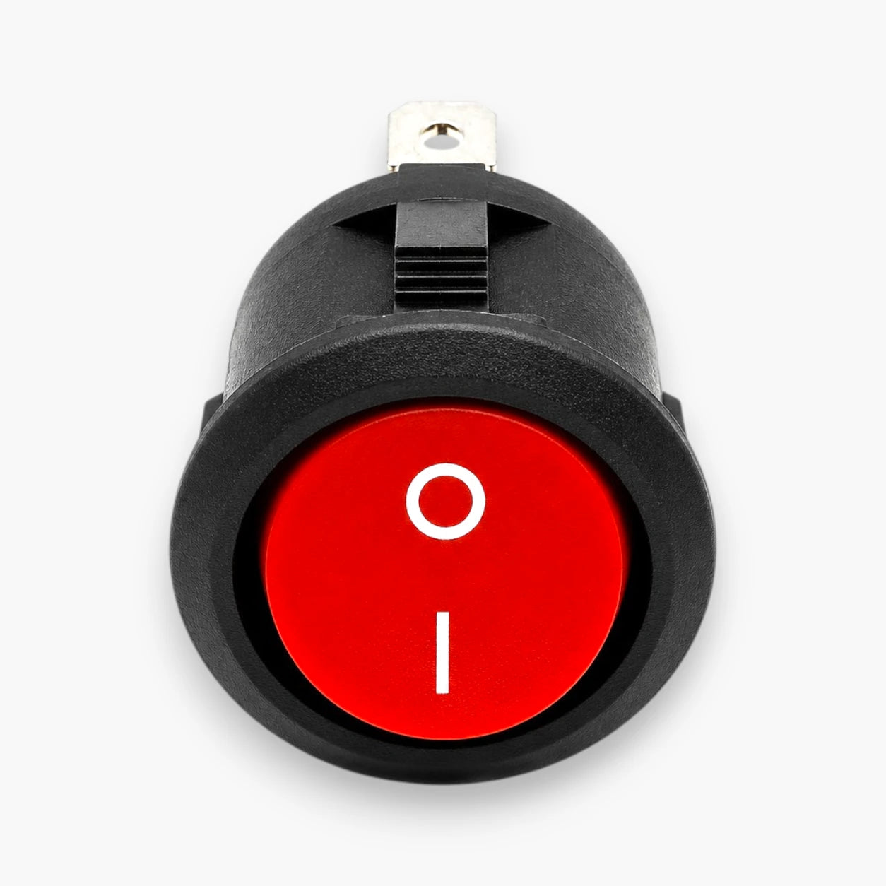 KCD1 round ON/OFF rocker switch 2-pin no light power switch for arcade and vending machines