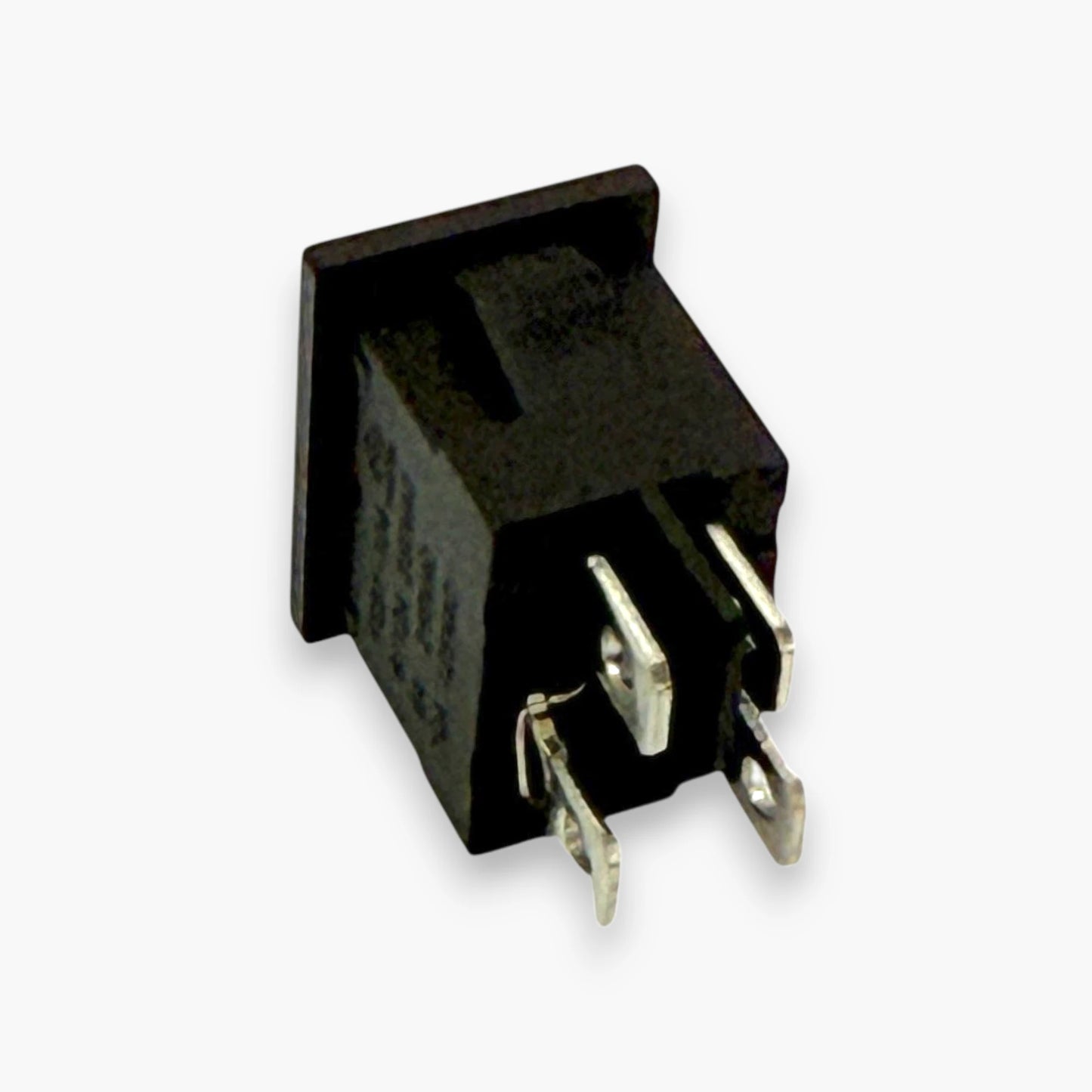 KCD Illuminated ON/OFF Rocker Switch with Red LED – 2-Pin or 4-Pin AC Power Switch, Black (Set of 10)