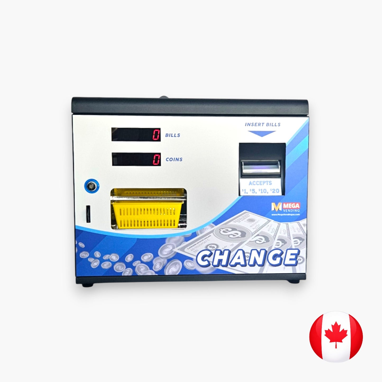 MV-101AB Front Load Dollar Bill to Coin/Token Changer