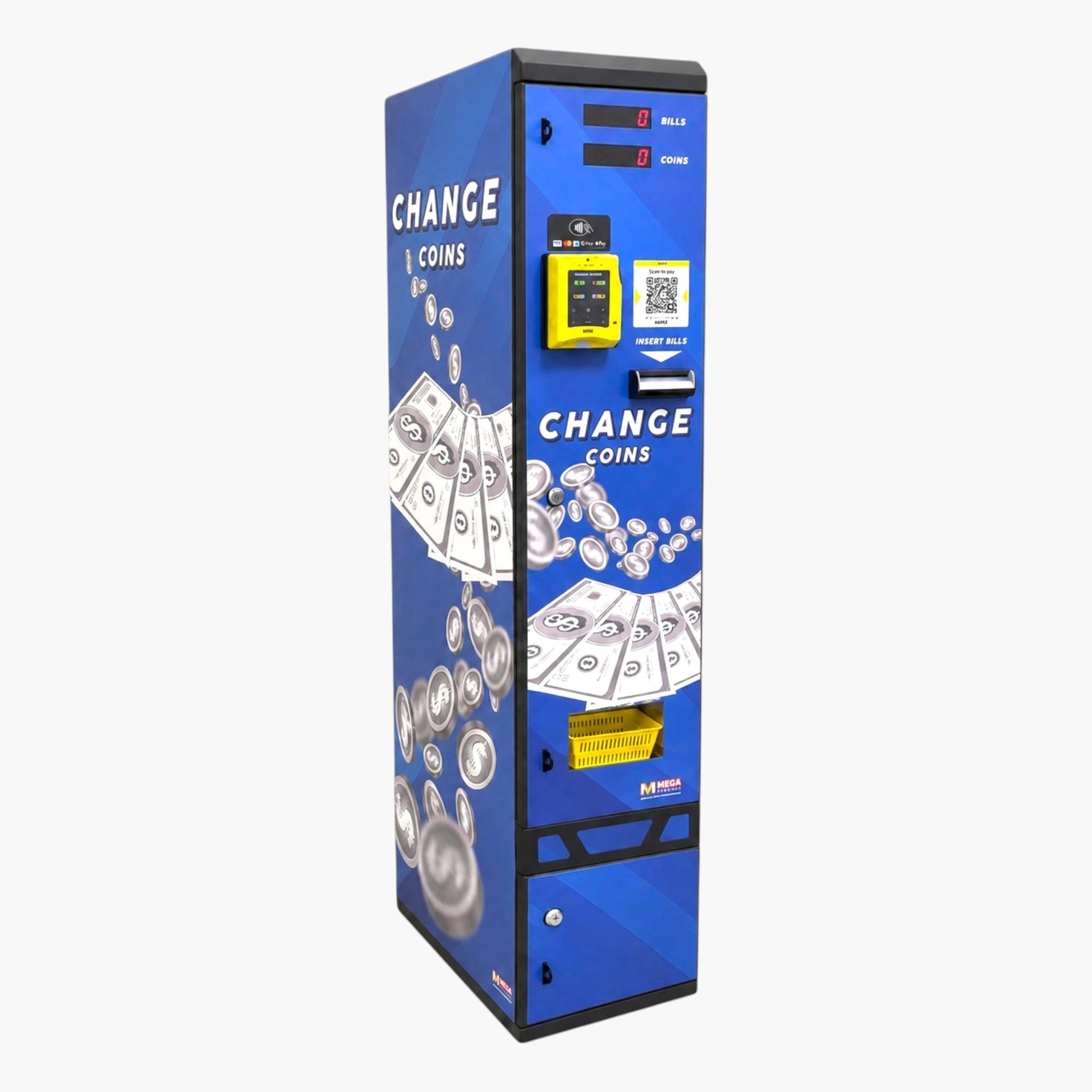MV-103ABN Bill Changer – Built-In Nayax Cashless Card Reader, Accepts Credit Debit and Mobile Wallet Payments