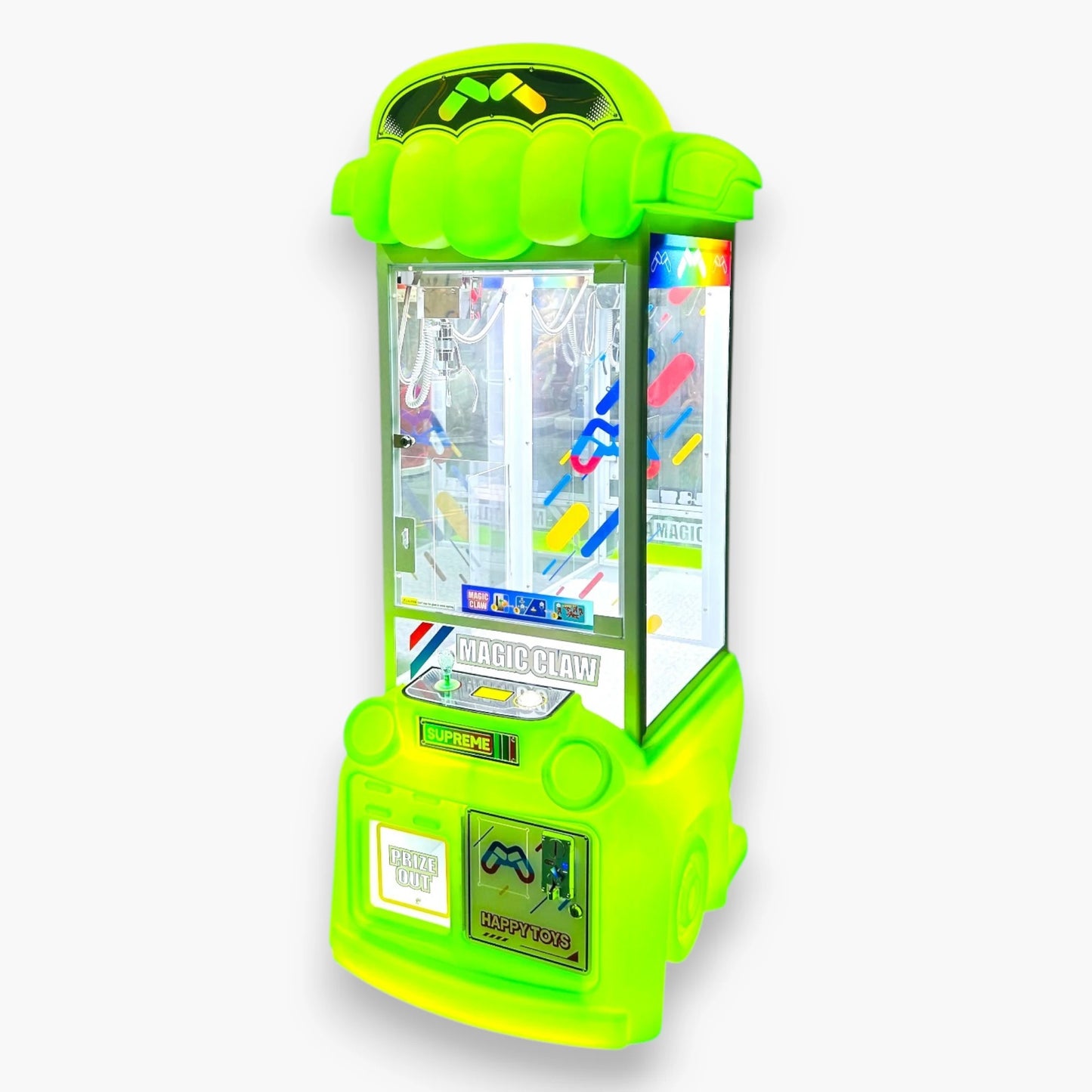 Magic Bus Claw Machine – Green Cabinet
