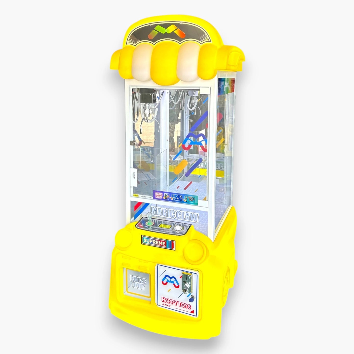 Magic Bus Claw Machine – Yellow Cabinet