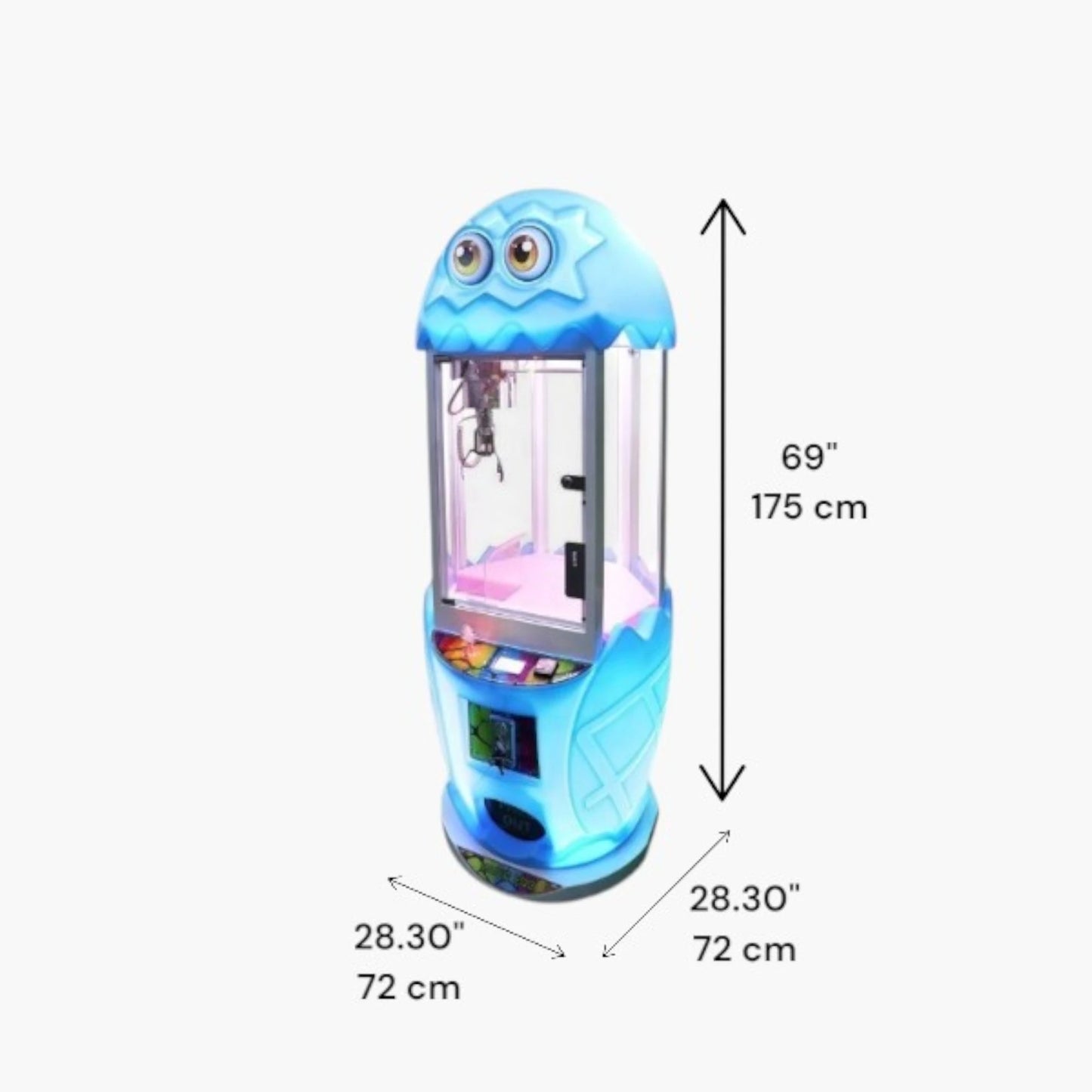 Magic Egg Claw Machine Dimensions