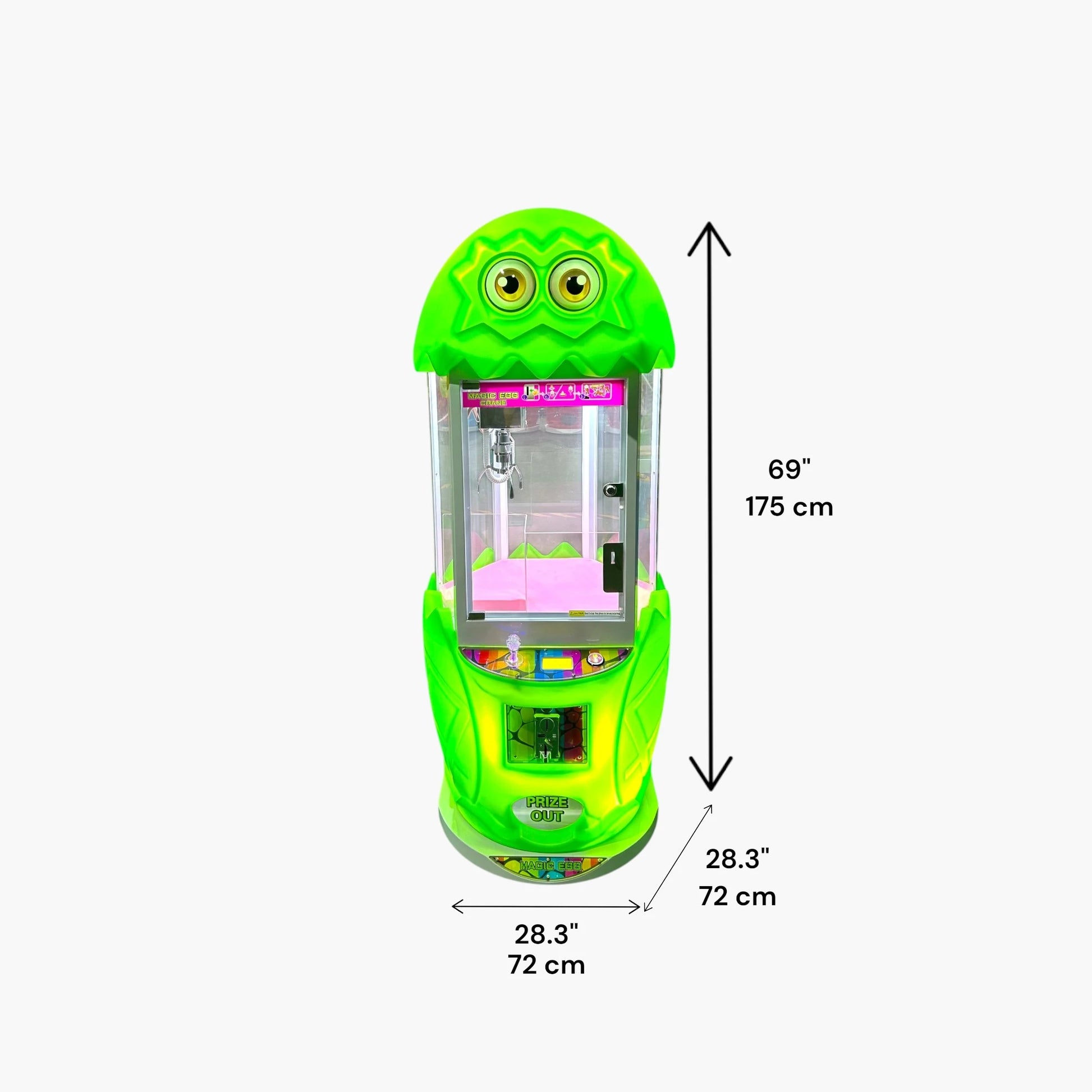 Magic Egg Claw Machine Dimensions