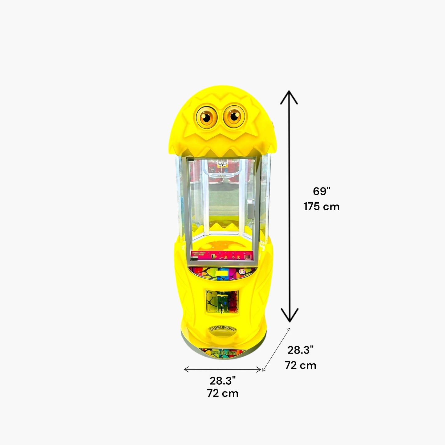 Magic Egg Cut the Rope Machine Dimensions