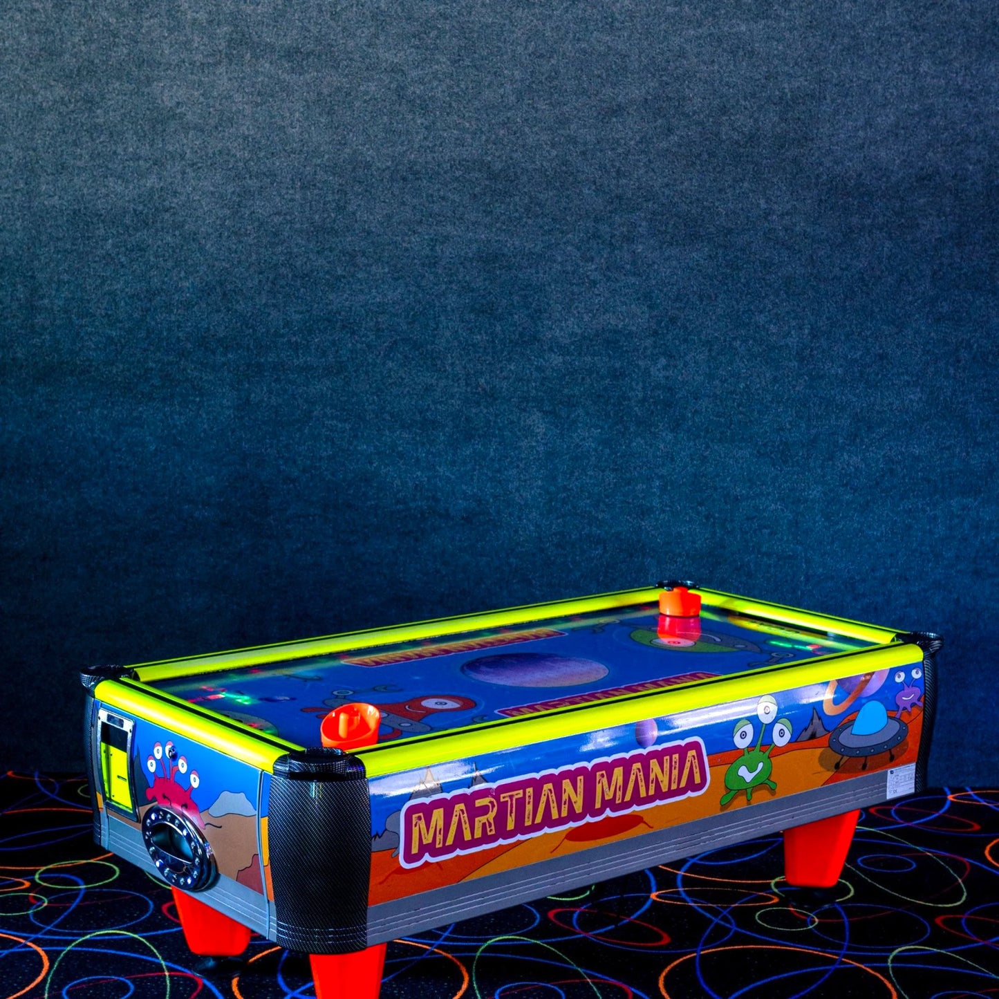 Martian Mania Air Hockey – Dual Ticket Dispensers