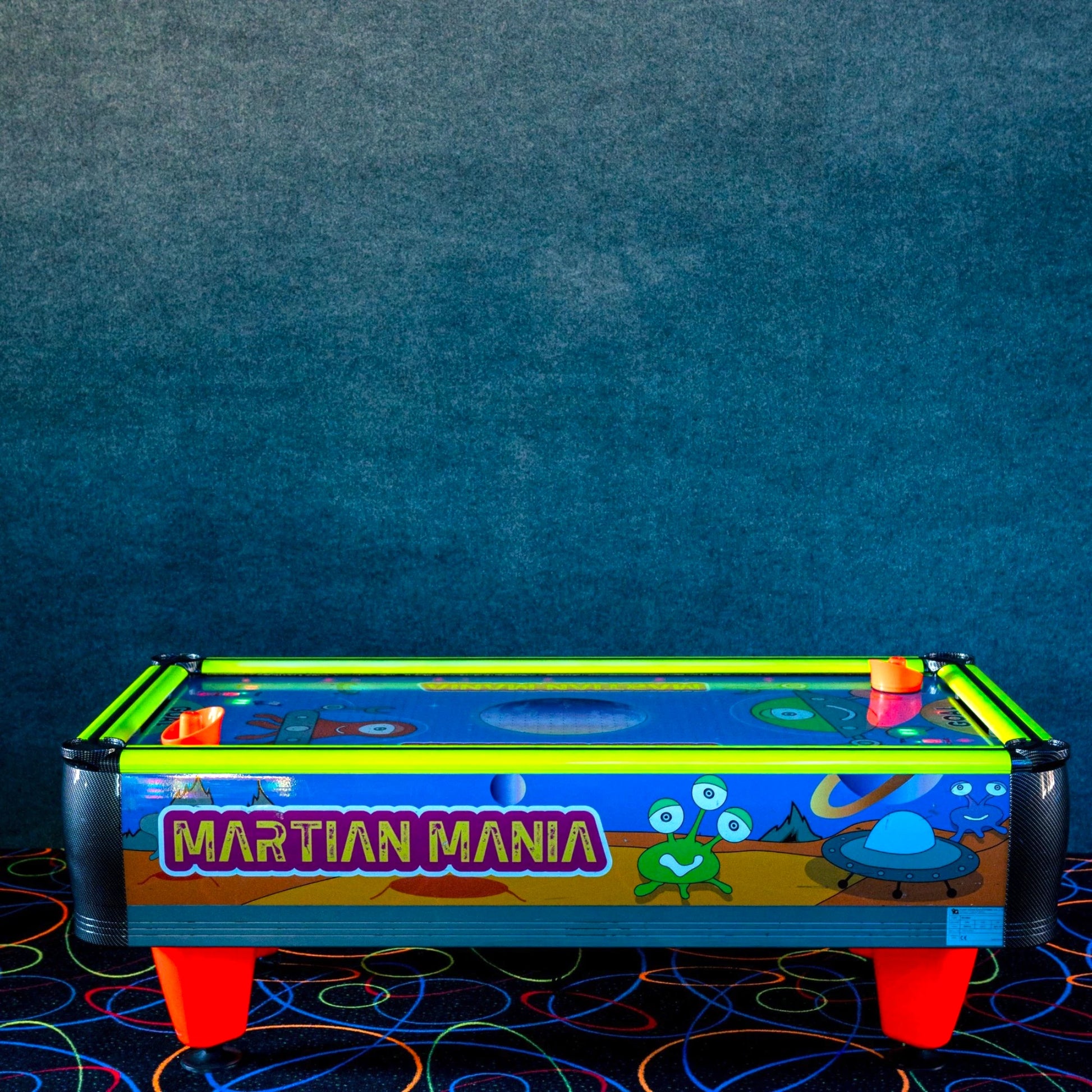 Martian Mania Air Hockey – Dual Ticket Dispensers, Each Player Earns Tickets Based on Score