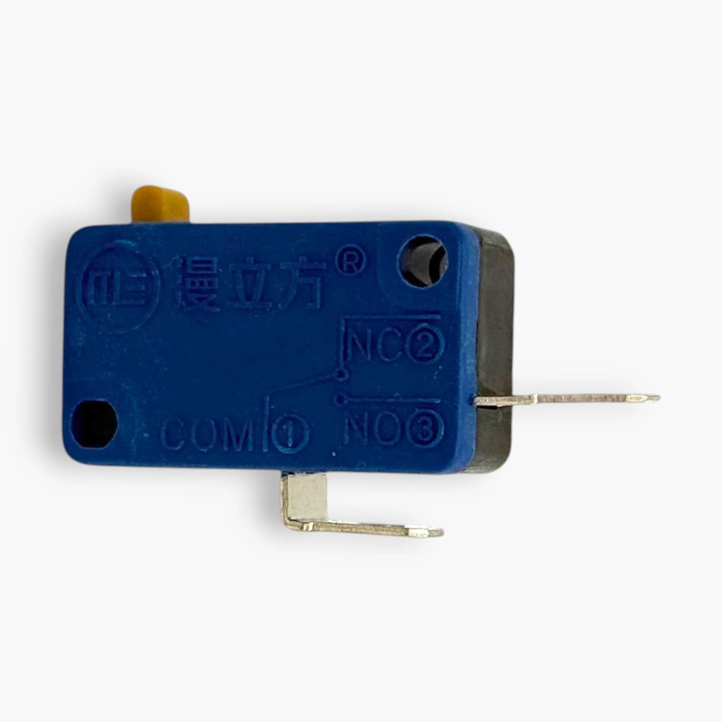 Blue 2-terminal COM NO micro switch replacement for arcade push buttons and claw machines