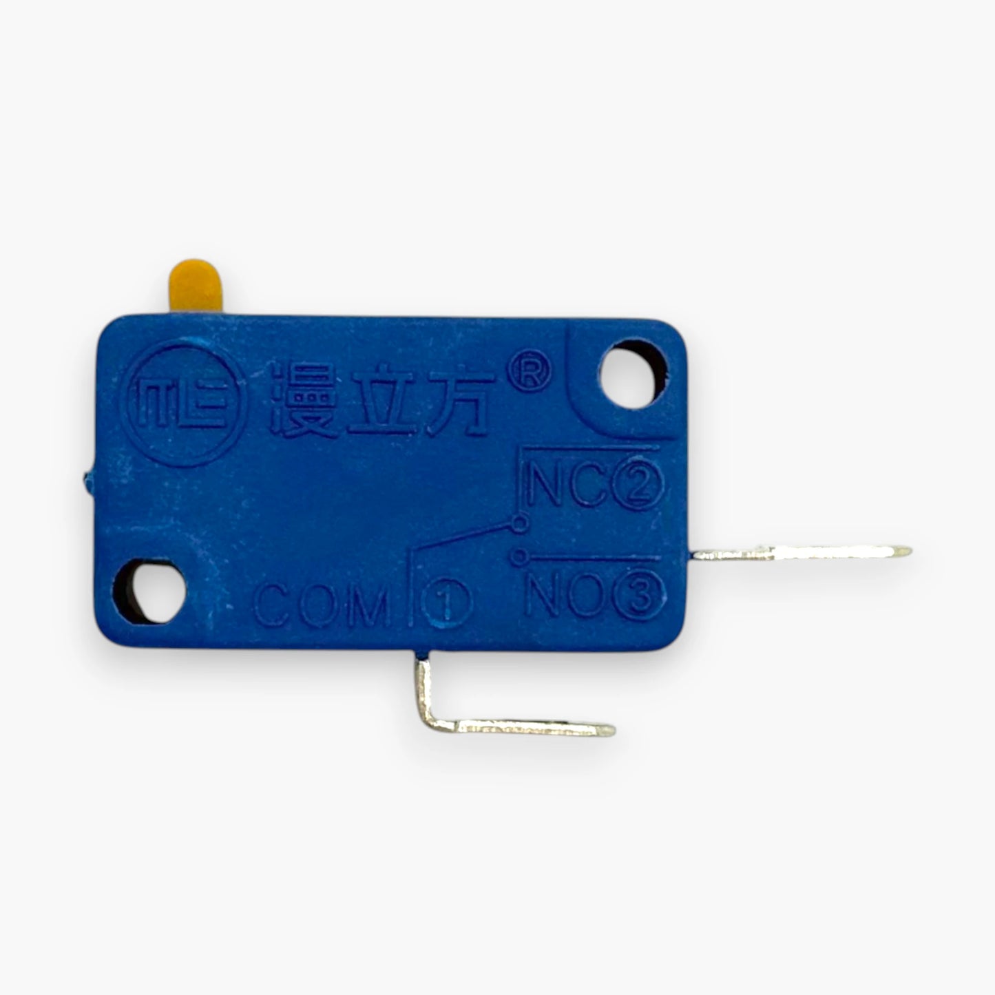 Blue 2-terminal arcade button micro switch COM NO replacement switch for claw machines and arcade cabinets