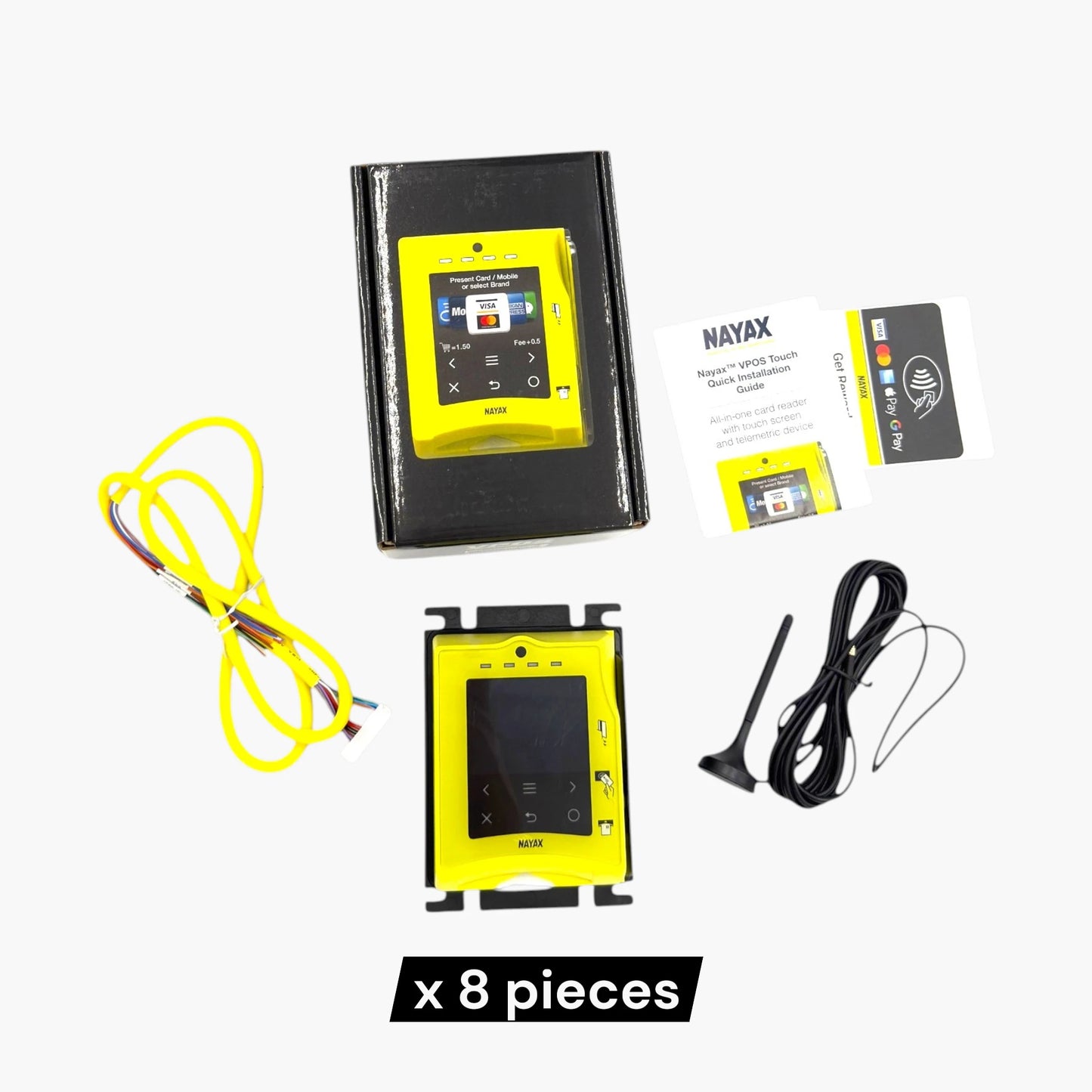 Nayax VPOS Touch Cashless Payment Reader – Credit Card, NFC & Mobile Pay for Vending & Arcade Machines