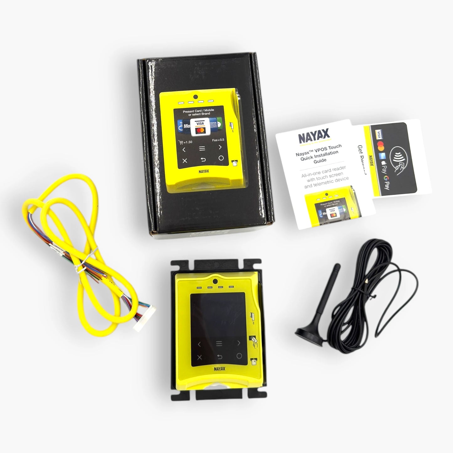 Nayax VPOS Touch Cashless Payment Reader – Credit Card, NFC & Mobile Pay for Vending & Arcade Machines