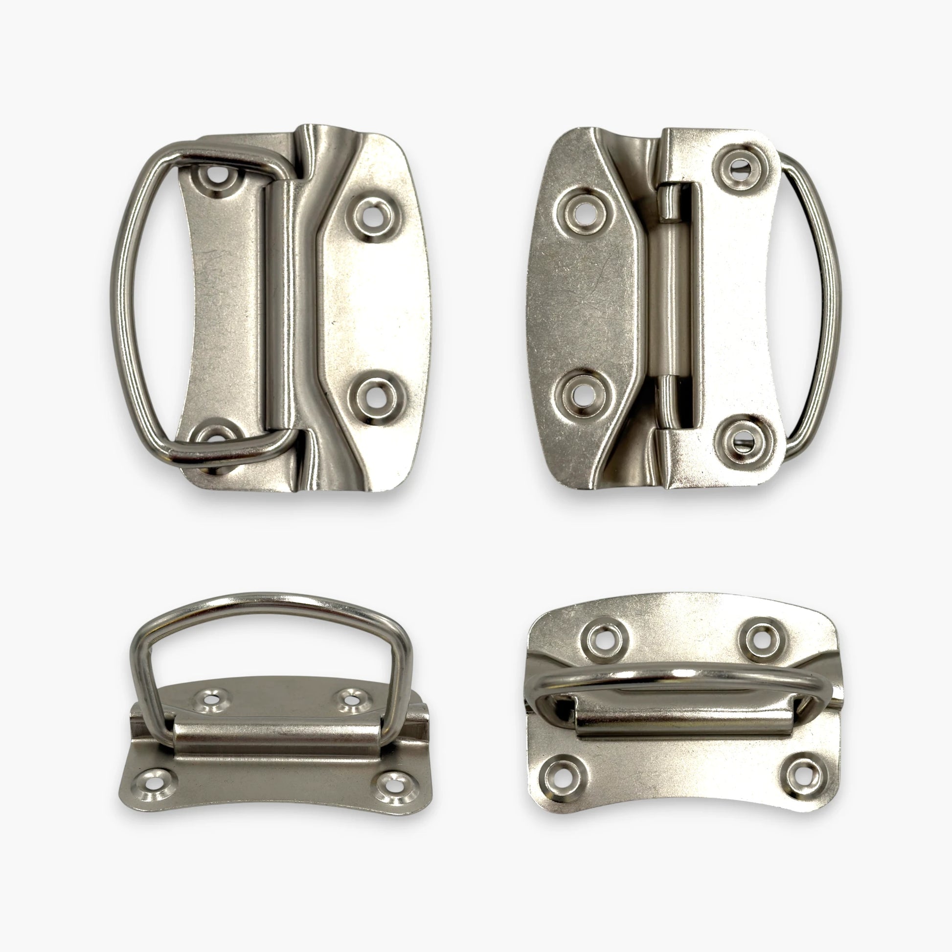 Thick Recessed pull handle for toolboxes, road cases, and equipment enclosures