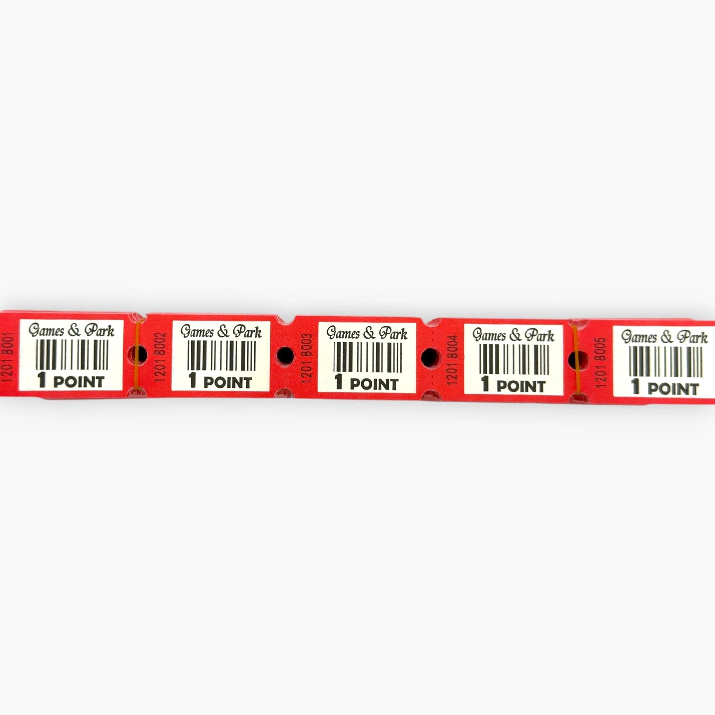 Arcade Redemption Tickets  – Red&White