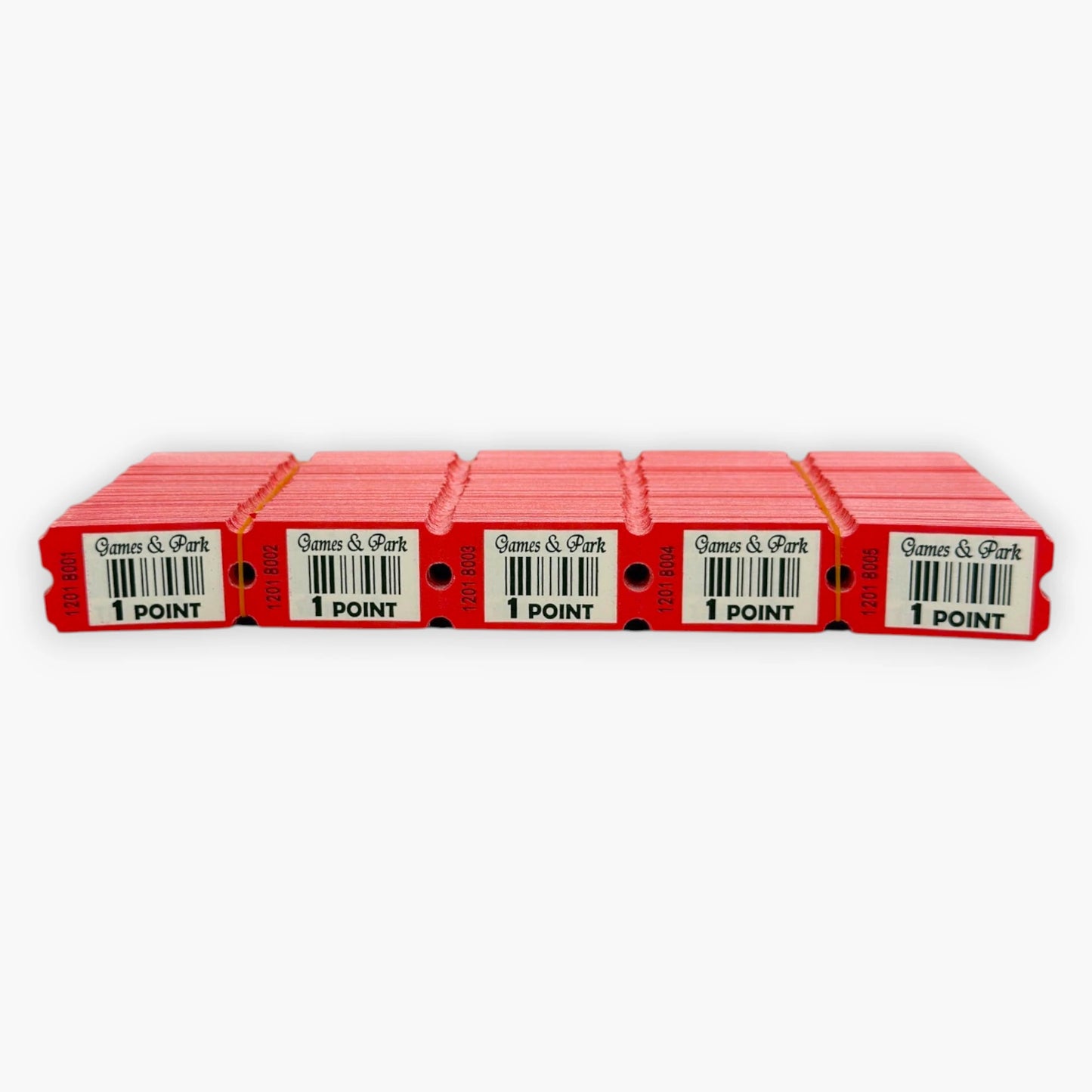 Dust-Free Arcade Redemption Tickets Pack of 1000 Red & White