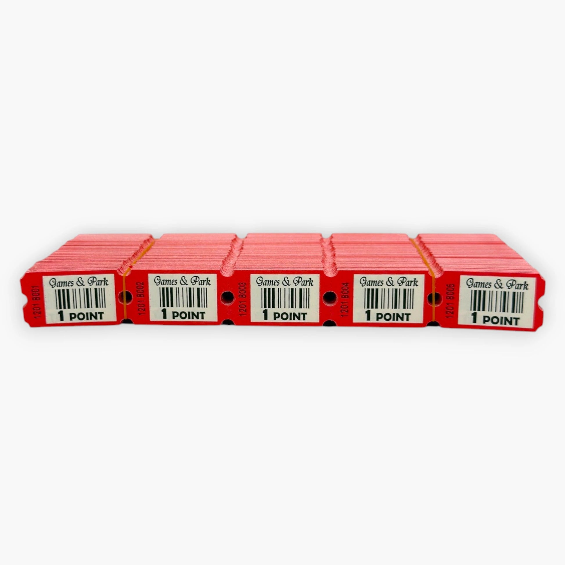 Arcade Redemption Tickets 1000-Count Pack - Red&White