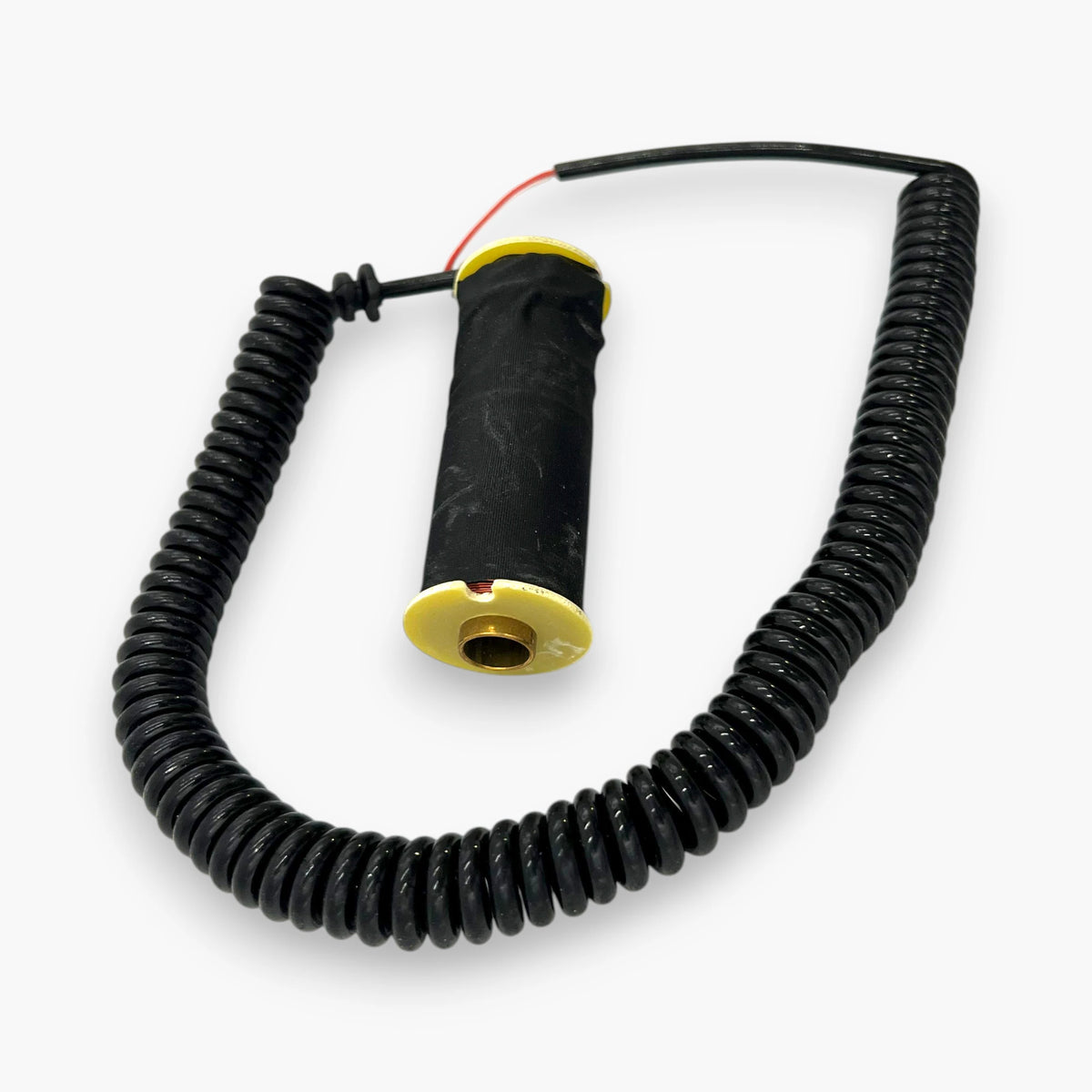 48V crane claw solenoid coil with coiled 2-wire cable 