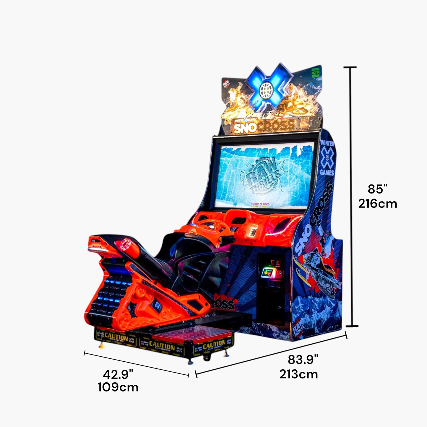 SnoCross by Raw Thrills – 42″ LCD - Arcade Racer Machine