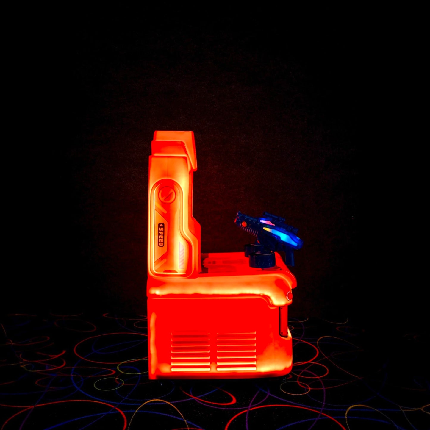 Super Ranger Dual Shooting Arcade Machine – High-Brightness LED Lighting, Built-In MP3 Music Box, SD Card Support