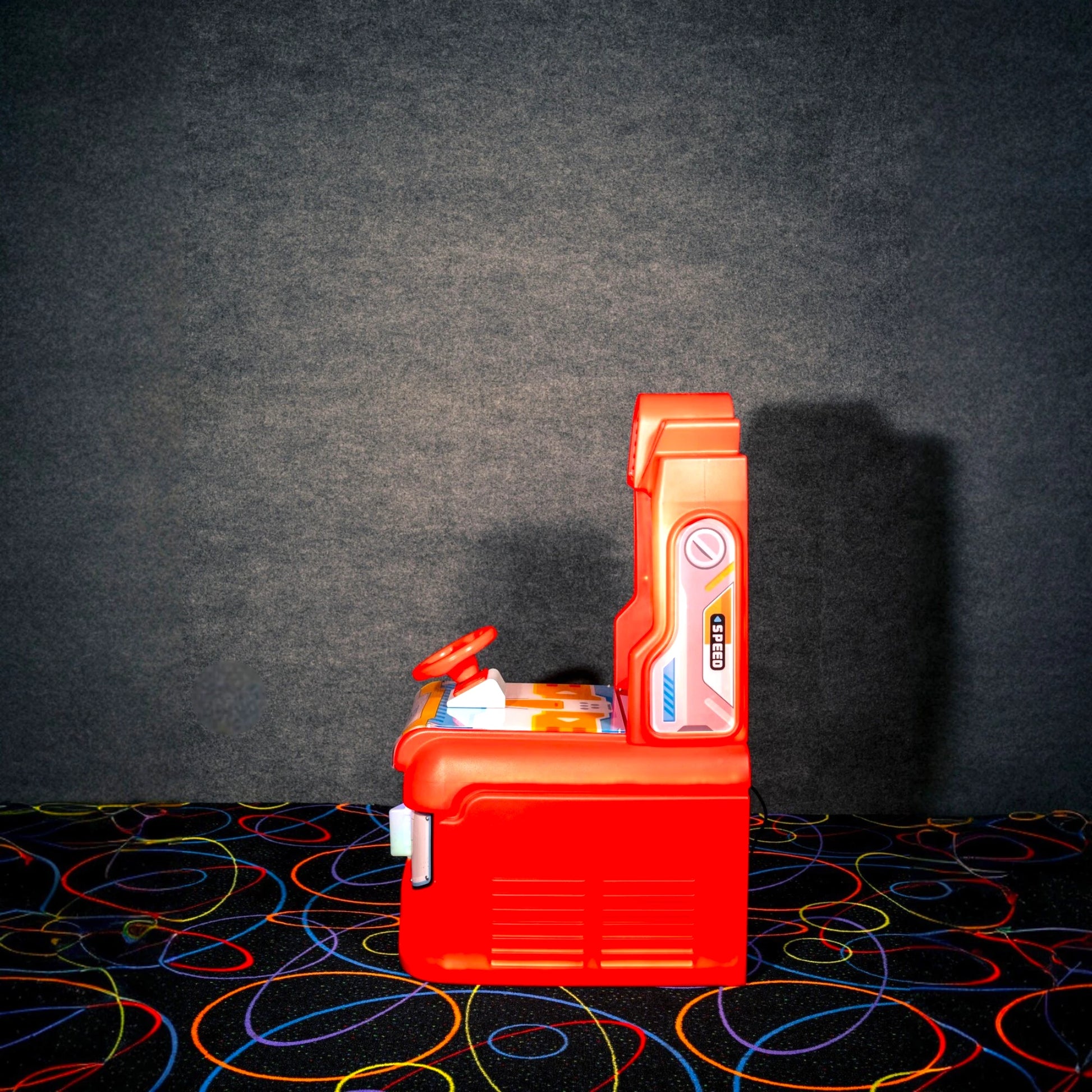 Super Ranger Arcade Machine – High-Brightness LED Lighting System, Built-In MP3 Music Box, SD Card Support