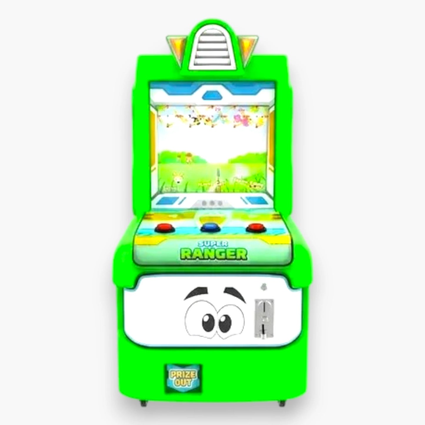 Super Ranger Hunting Arcade – Animated Hunting Field Screen, Moving Animal Targets, Colorful Cartoon Visuals