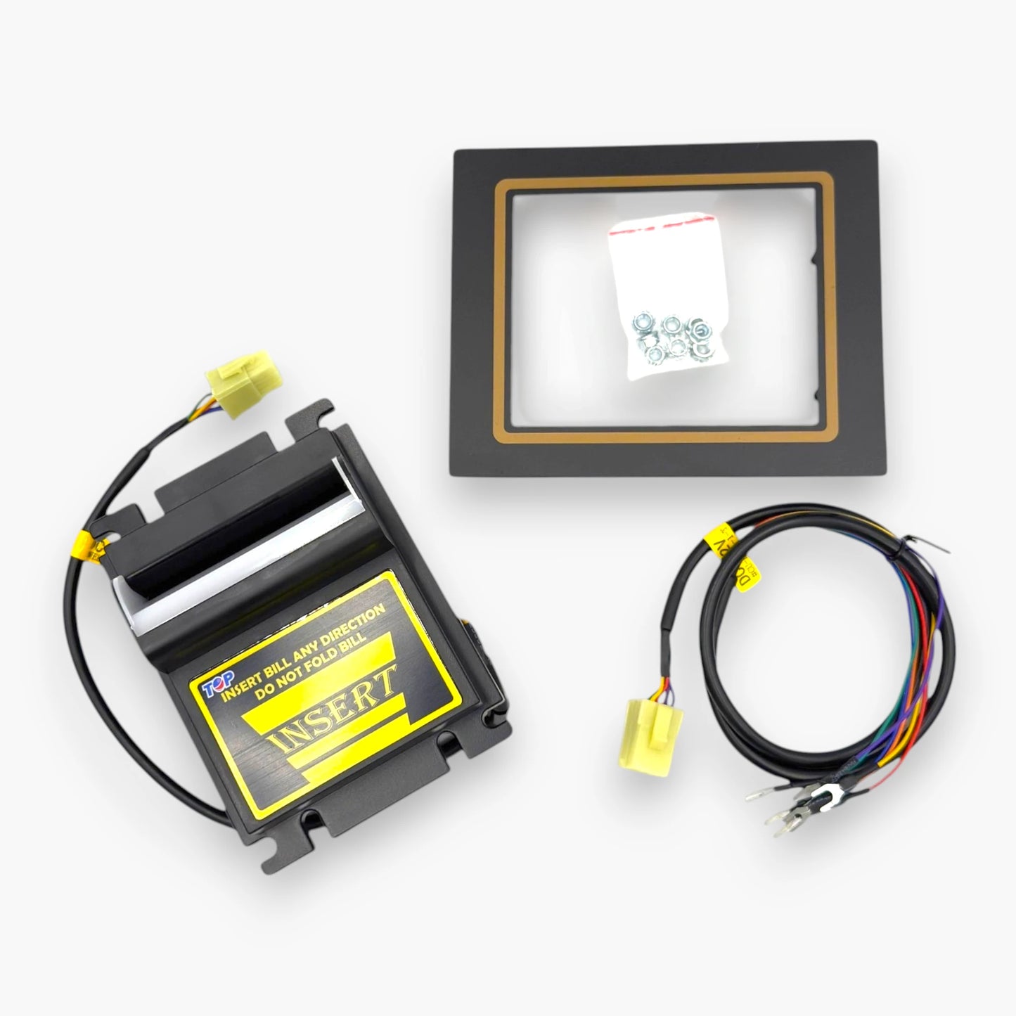 TOP TB-74 Bill Acceptor Validator – $1 to $100, 4-Way Insertion, 12V DC, Pulse/RS232/ccTalk/ID003