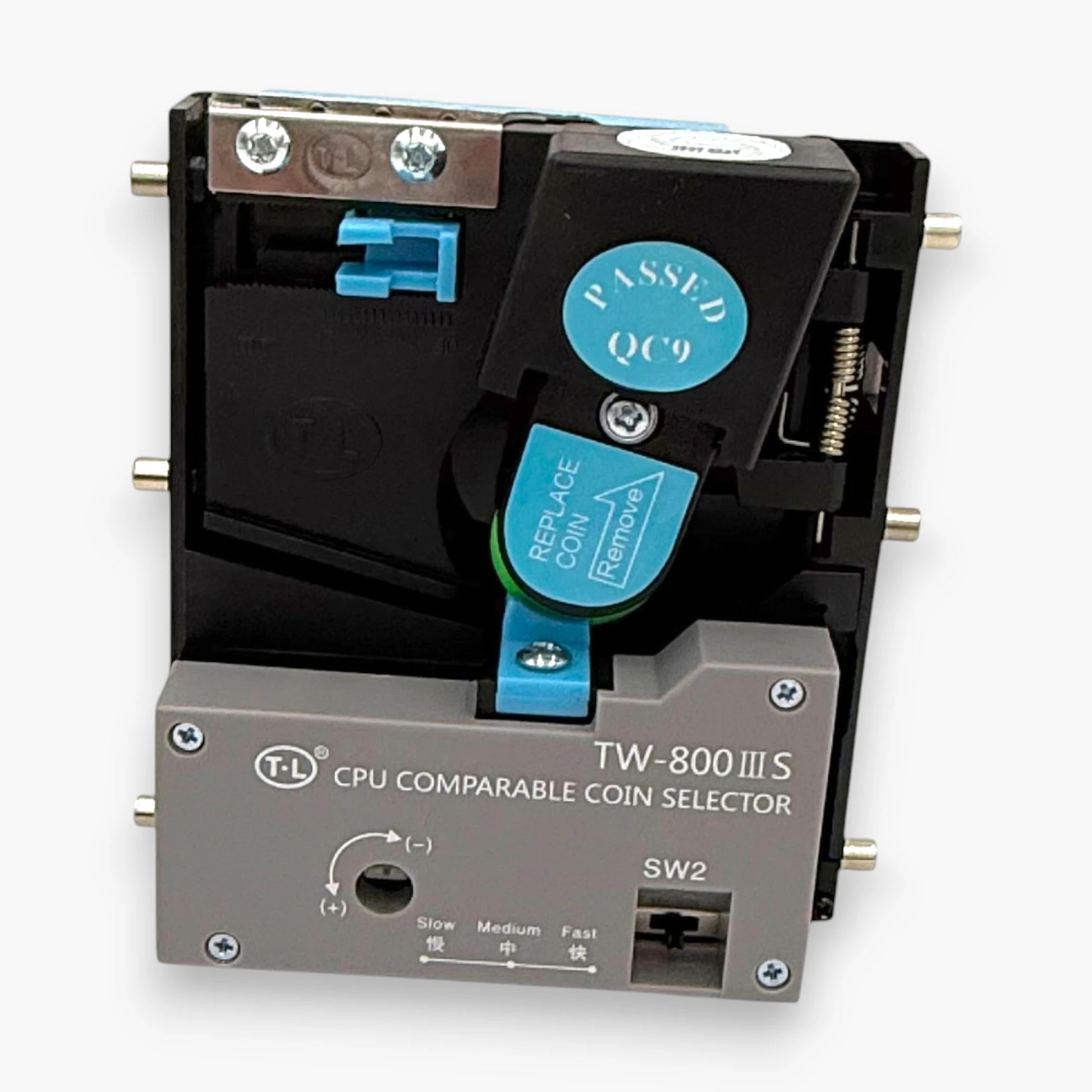 Tongli TW-800 3rd Generation Coin Acceptor – 9 x 5 x 10 cm, 210g, PVC Body