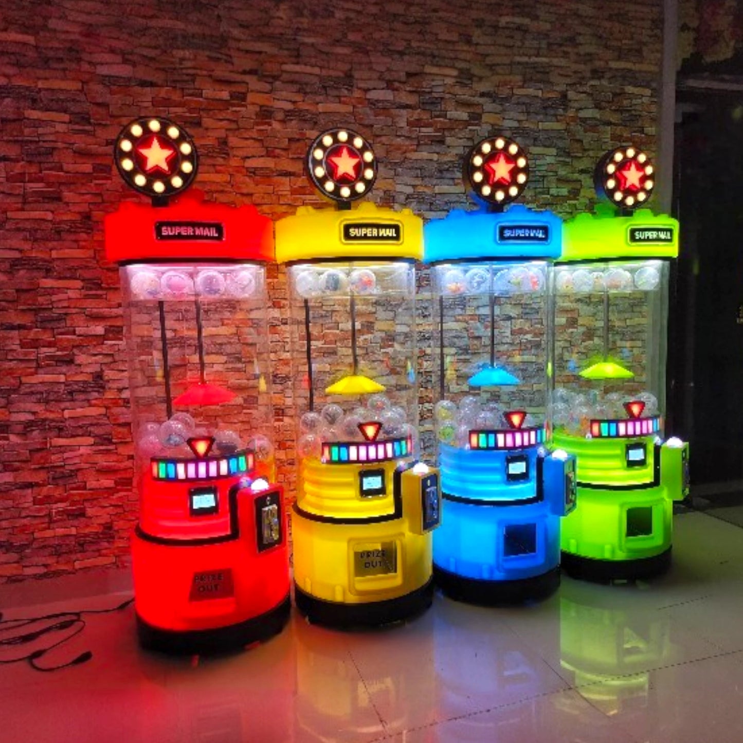 Toy Spinner Prize Game – Easy Coin Slot and Turn Knob Operation, Adjustable Coin Mechanism, Optional Nayax Cashless