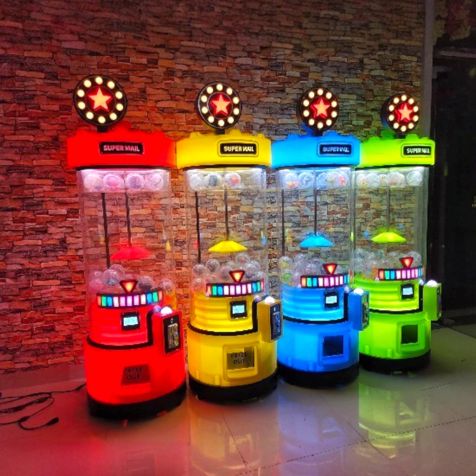 Toy Spinner Prize Game – Easy Coin Slot and Turn Knob Operation, Adjustable Coin Mechanism, Optional Nayax Cashless