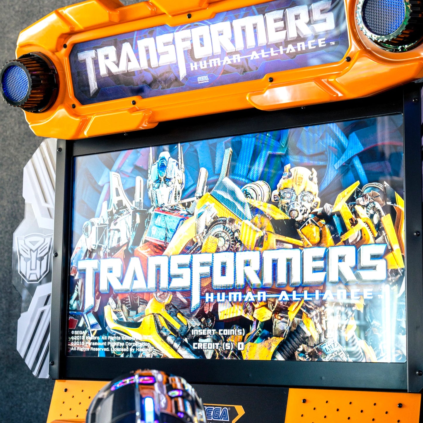 Transformers Human Alliance Arcade – 42 Inch HD Display, 5 Battle Locations, Decepticon Combat Gameplay