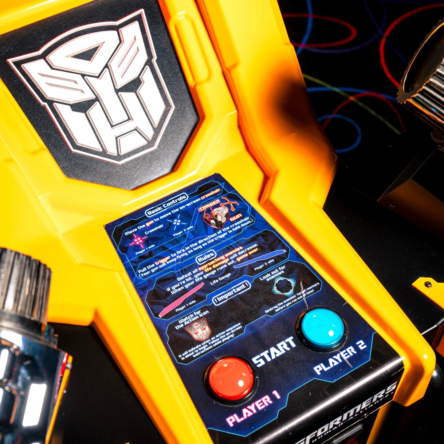 Transformers Human Alliance Arcade –  1-2 Player Solo or Cooperative Gameplay
