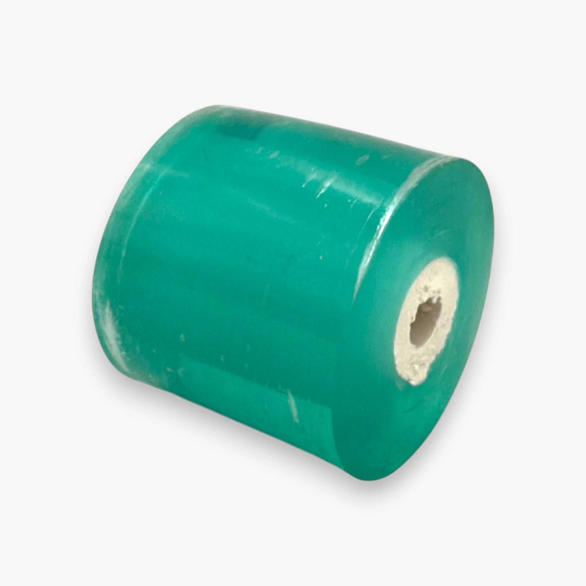 Transparent green PVC stretch film wrap roll for wire, cable, and equipment protection (set of 2)