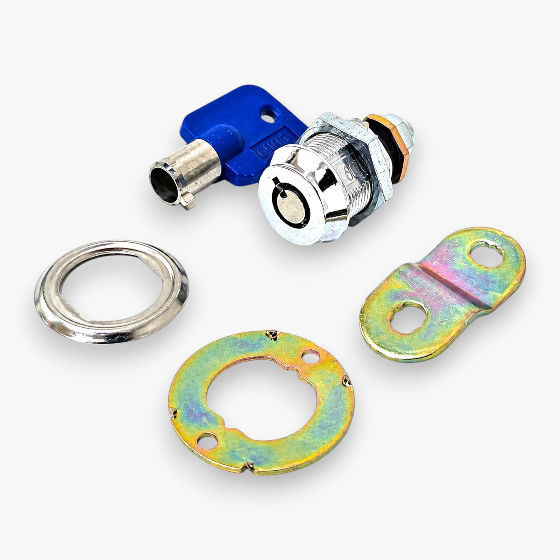 Tubular Cam Lock 6083 – 5 Matching Keys Included, All Keyed Alike for Convenience Across Multiple Installations
