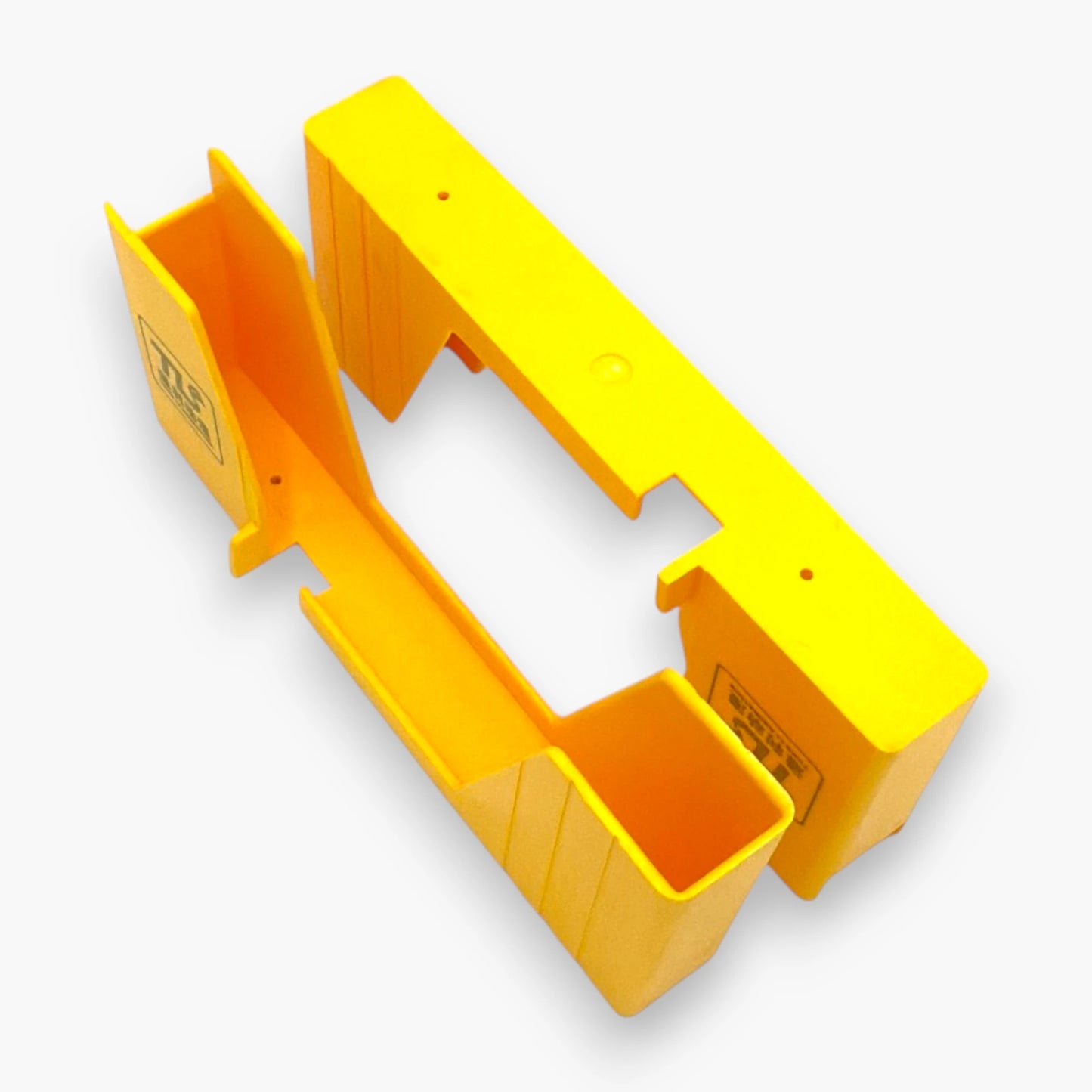 Yellow raffle ticket acceptor box set of 2 