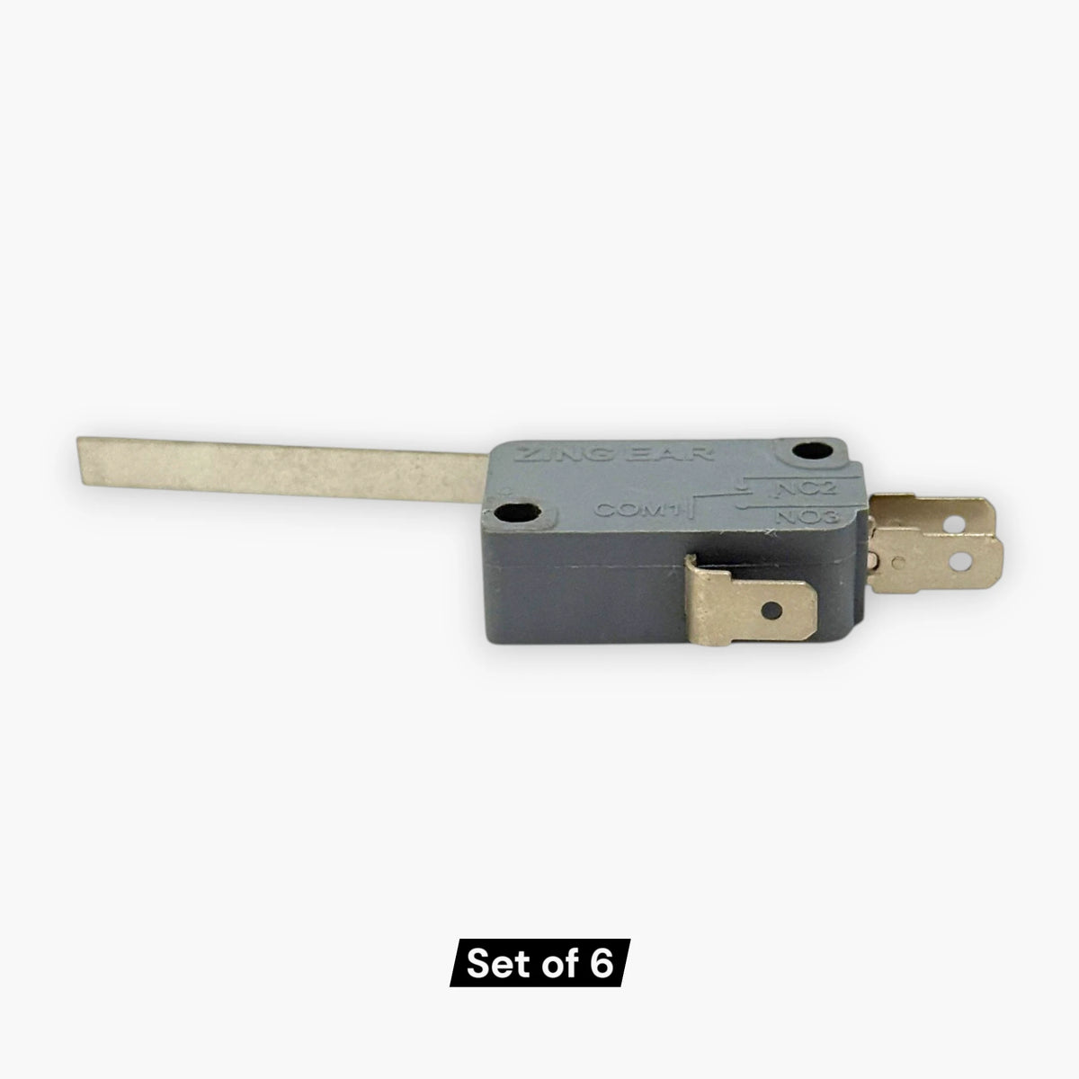 Set of 6 Zing Ear G5T16 16A long lever micro switches