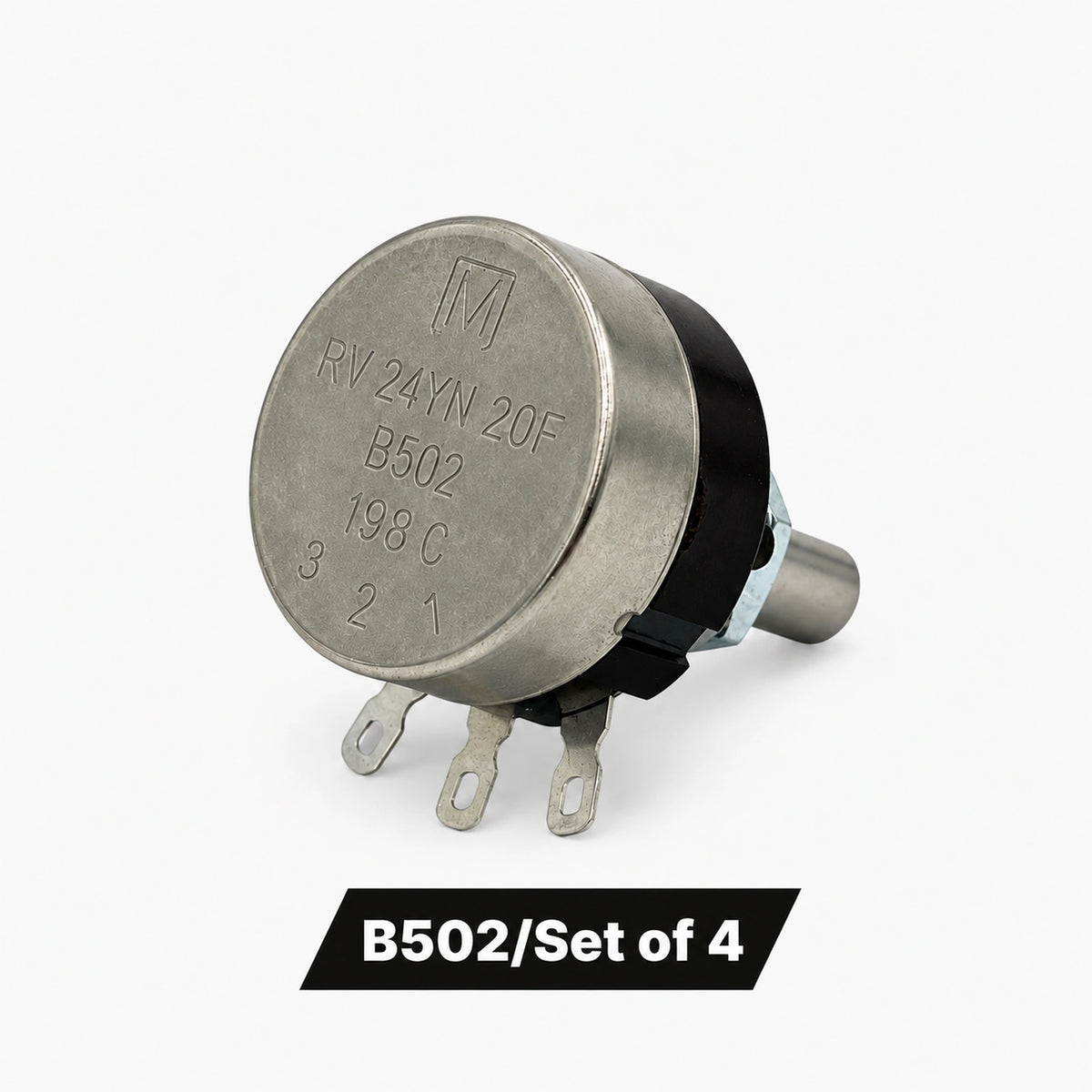 RV24YN 20F B502 5K potentiometer, M brand, front cap marking